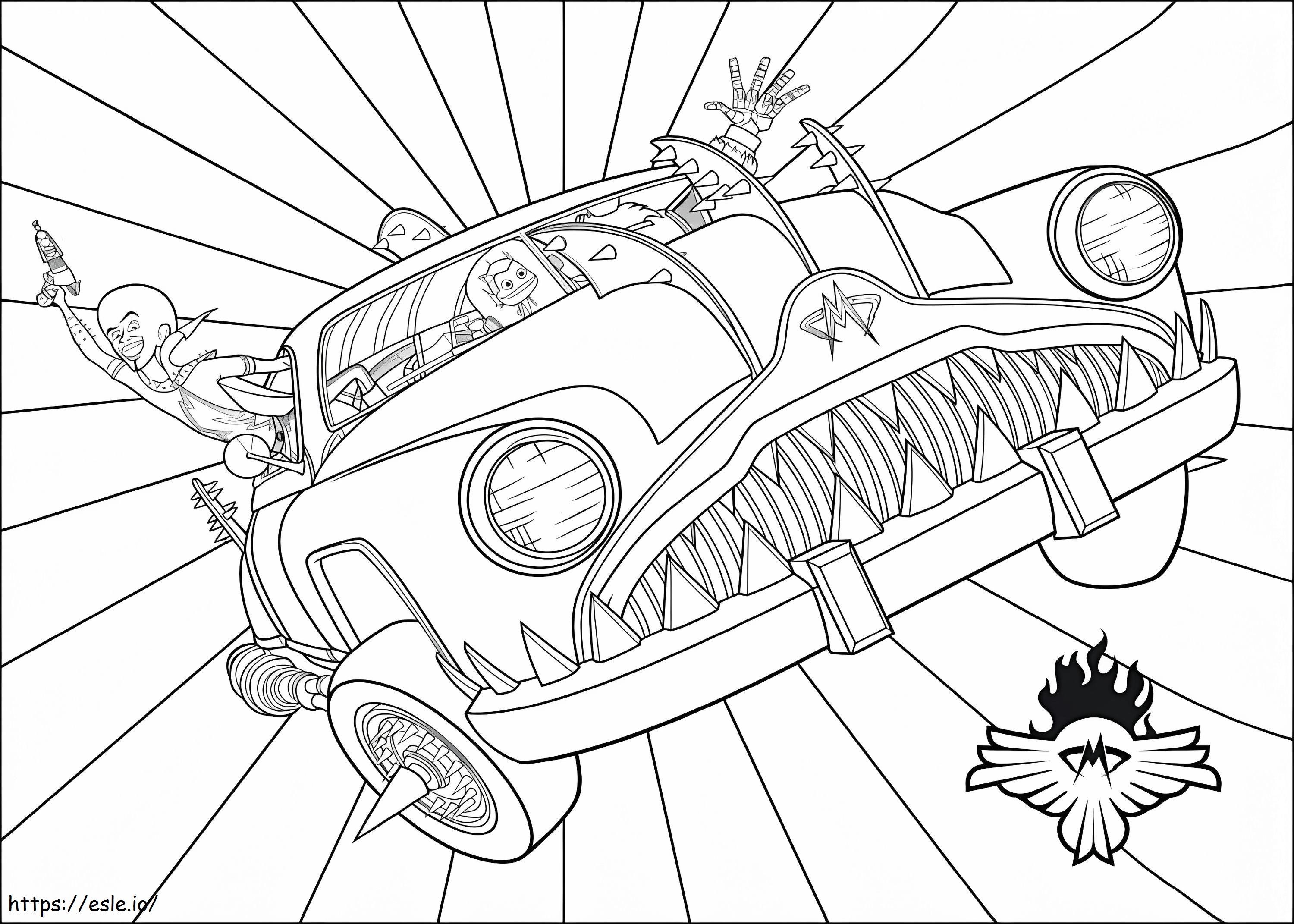 Minion And Megamind coloring page