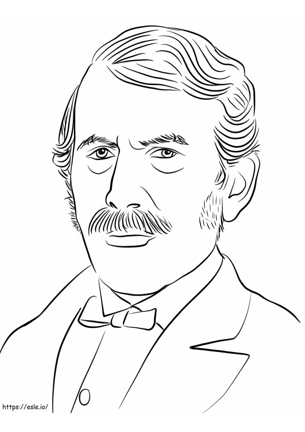 Coloriage David Livingstone à imprimer dessin