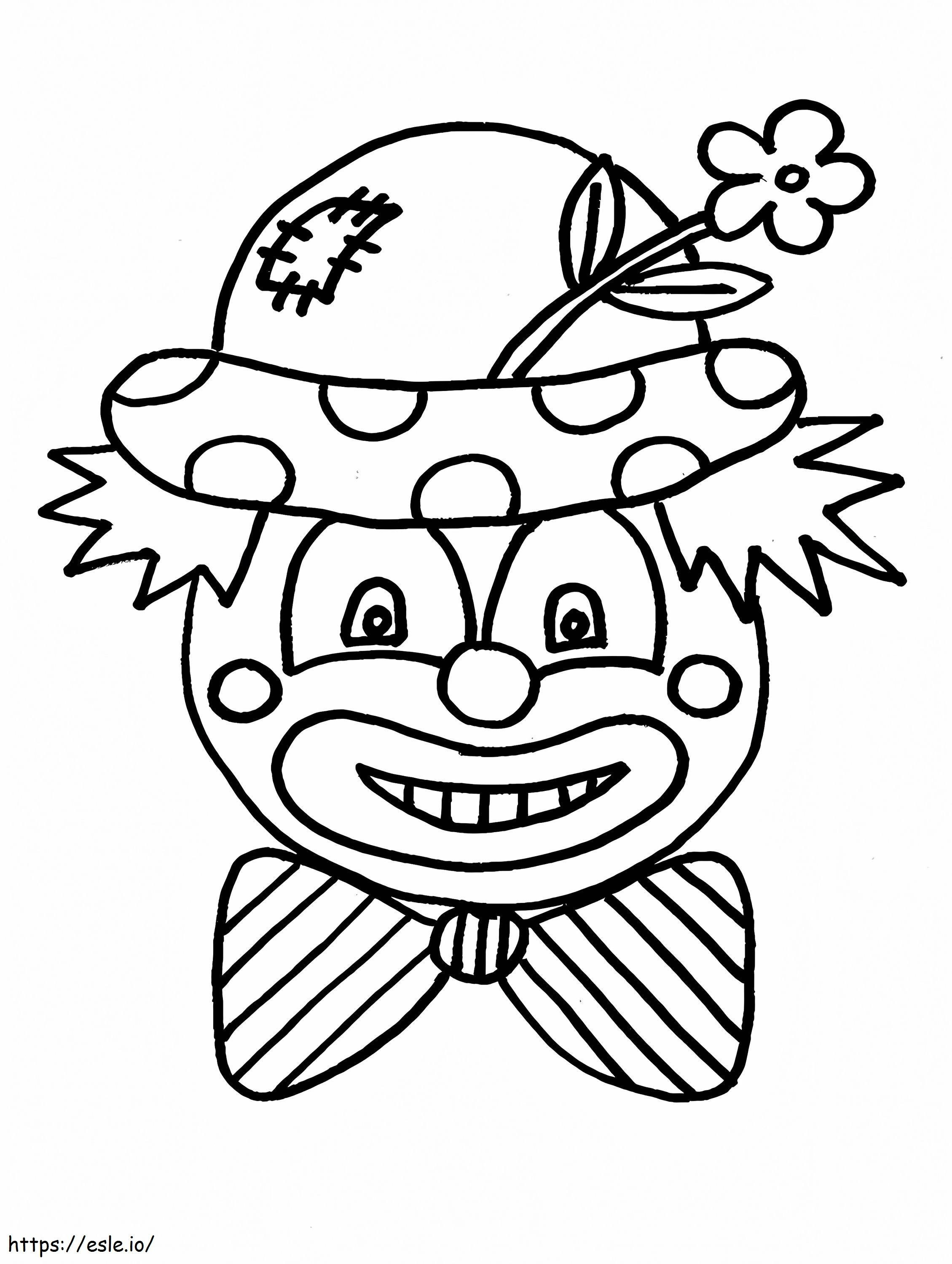 Coloriage Enfant Clown à imprimer dessin