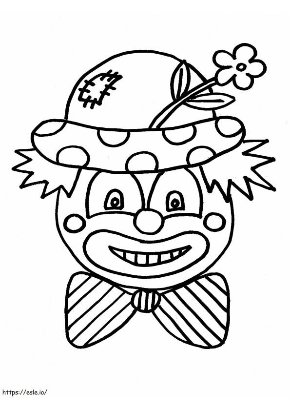 Kid Clown coloring page