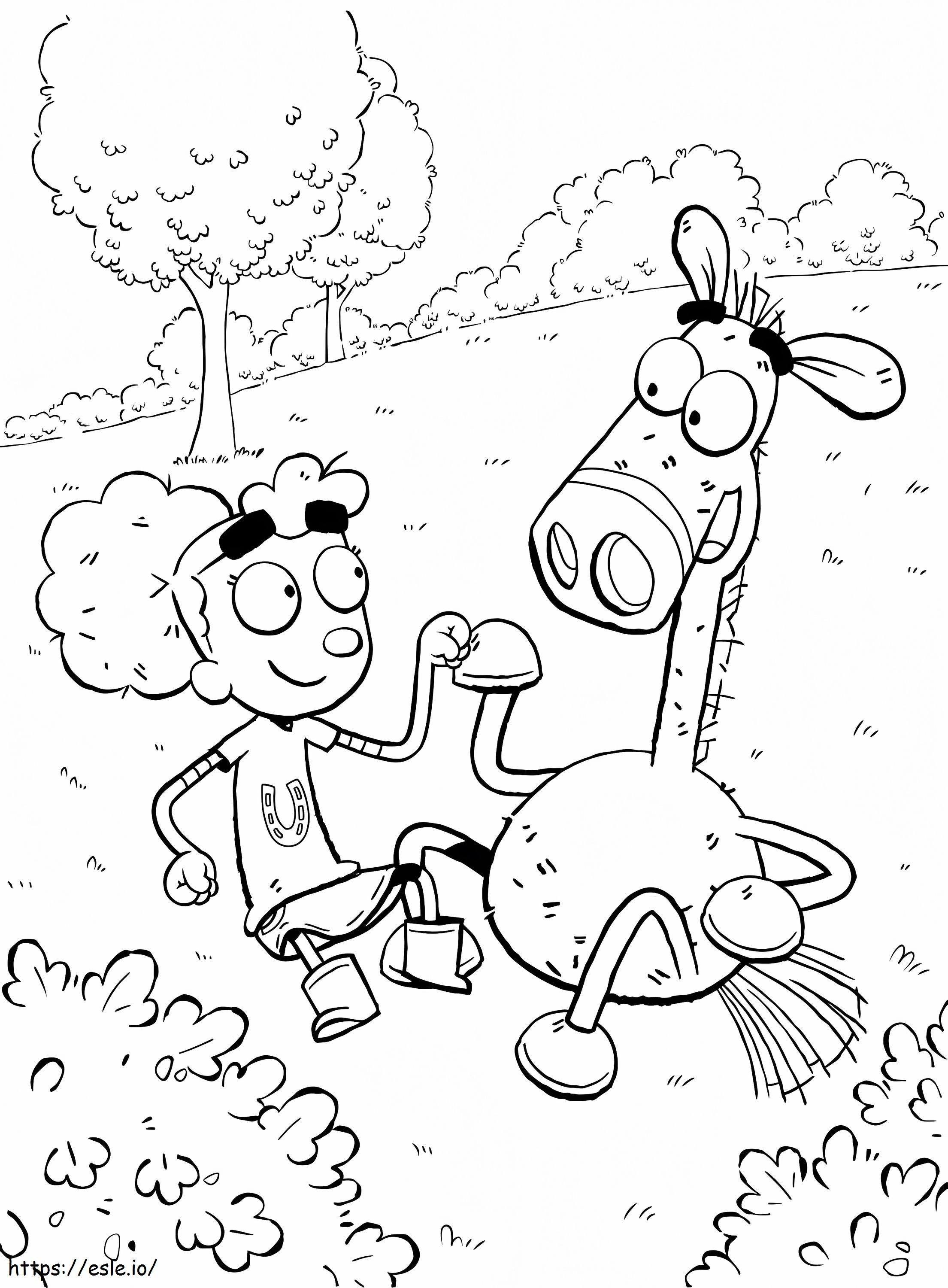 Pony And Annie coloring page