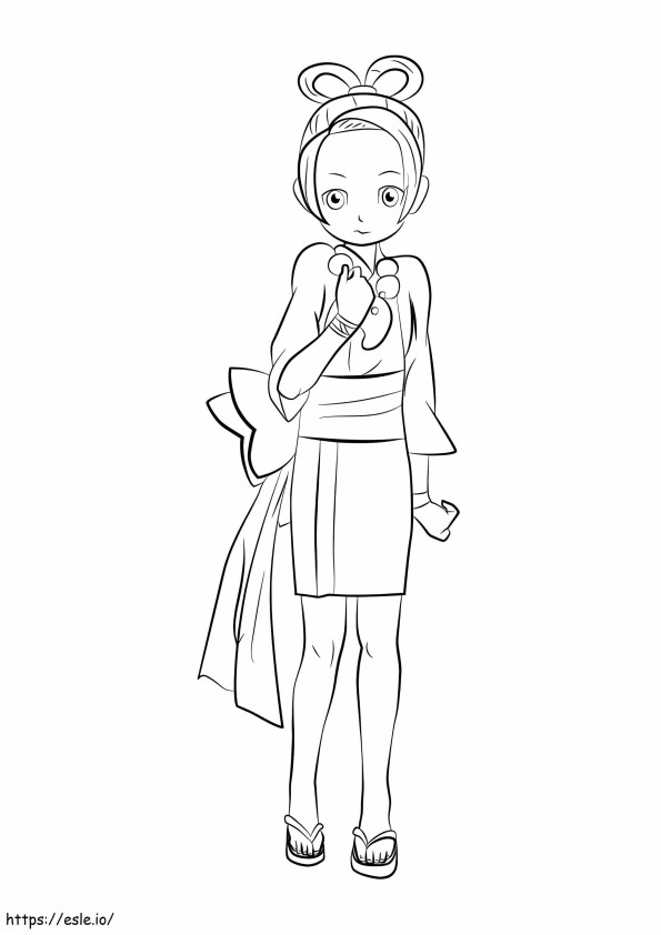Pearl Fey From Ace Attorney coloring page