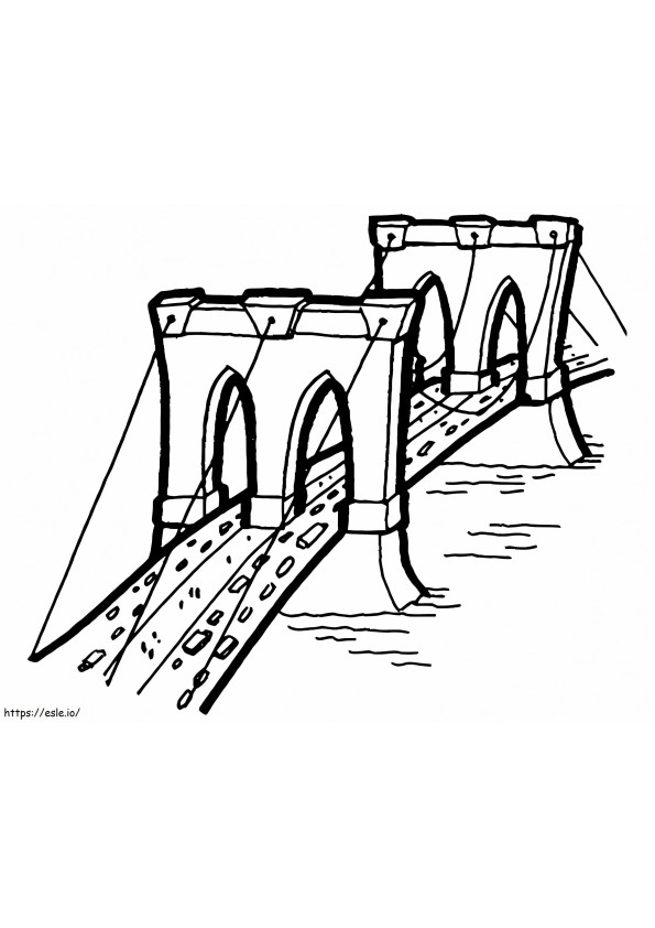 Riesige Brücke ausmalbilder