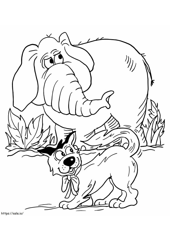 Dog And Elephant