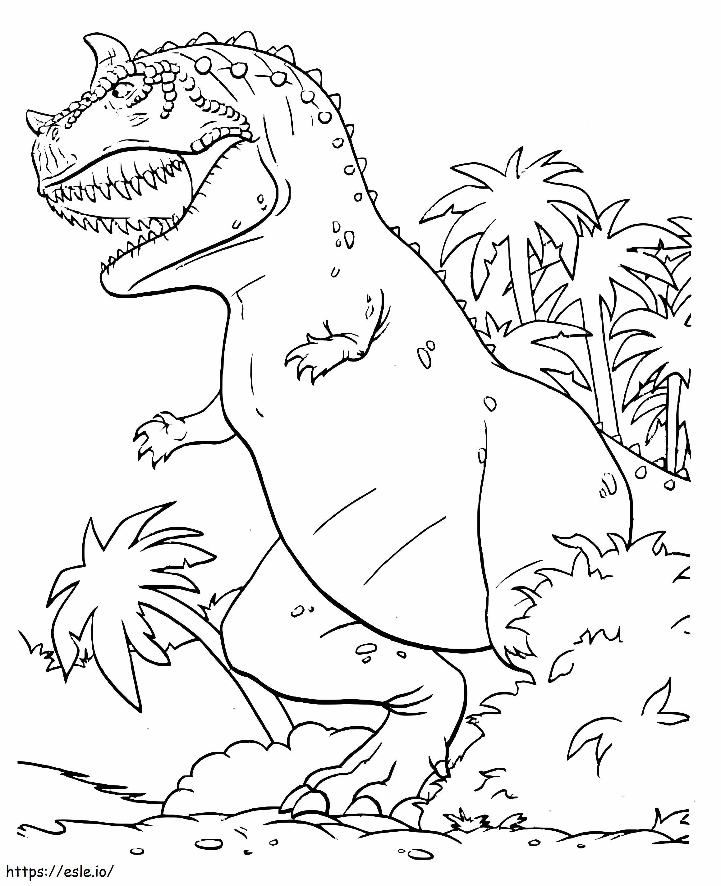 Carnotaurus 6 coloring page