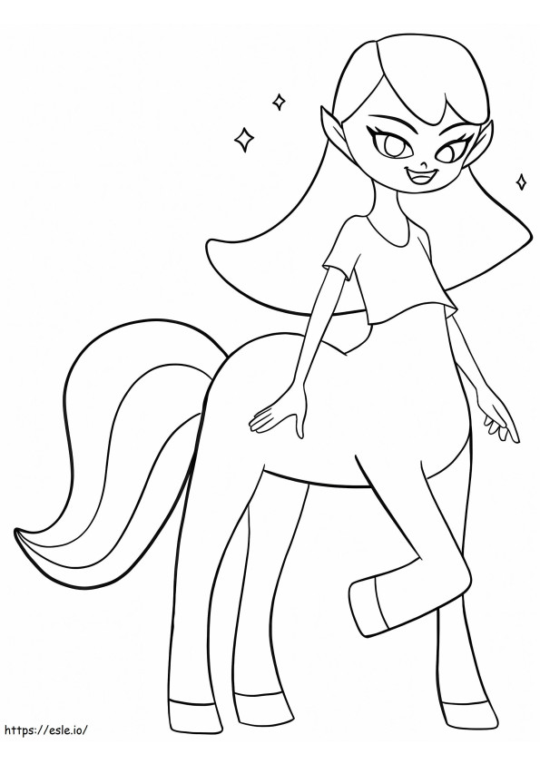 Glorious Centaur coloring page
