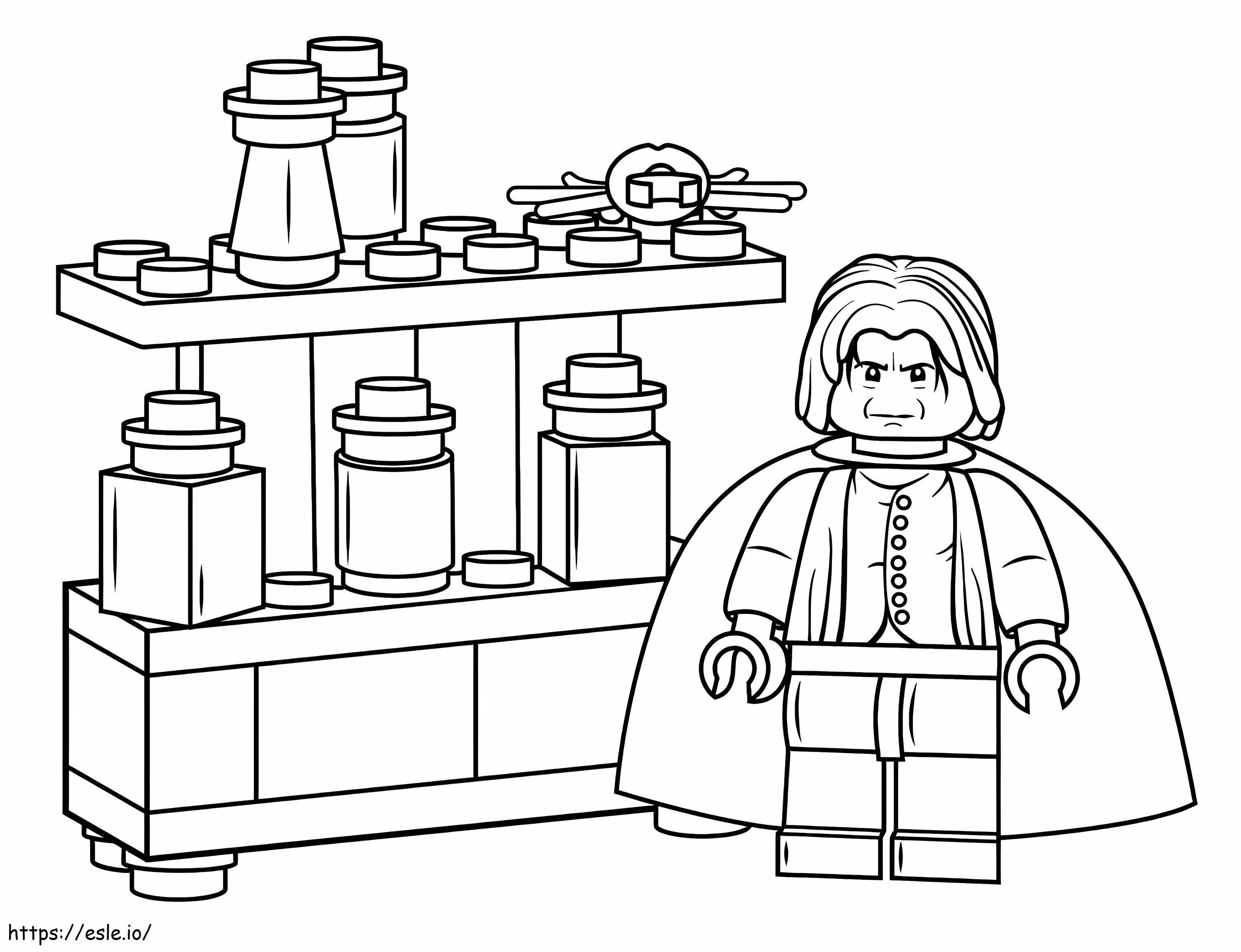 Coloriage LEGO Severus Rogue à imprimer dessin