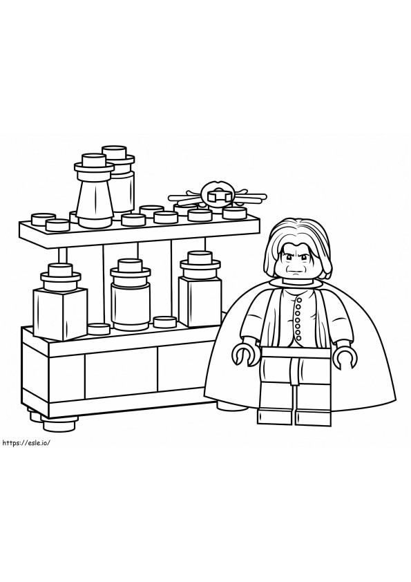 Lego Severus Snape Gambar Mewarnai