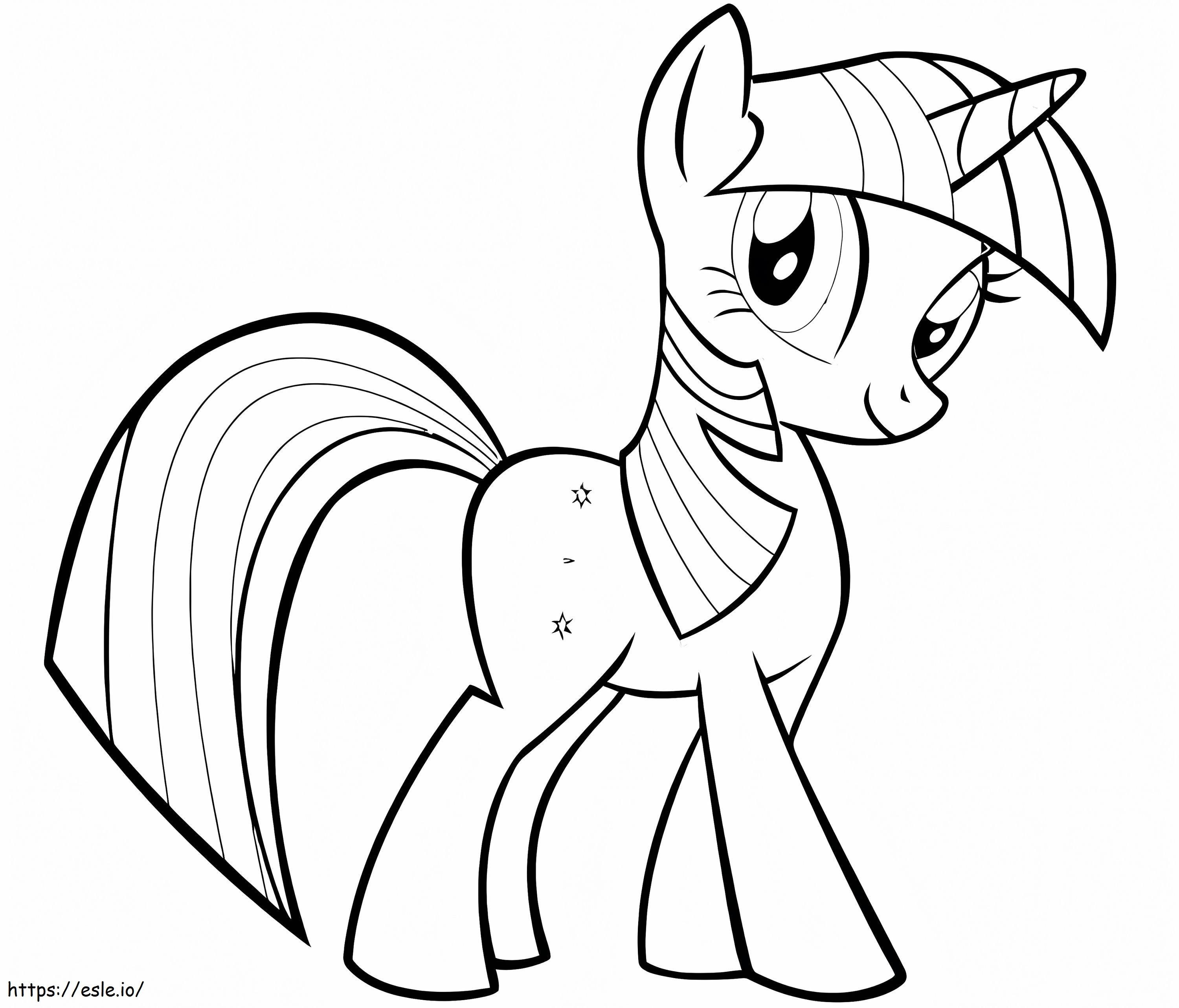 Free Twilight Sparkle coloring page