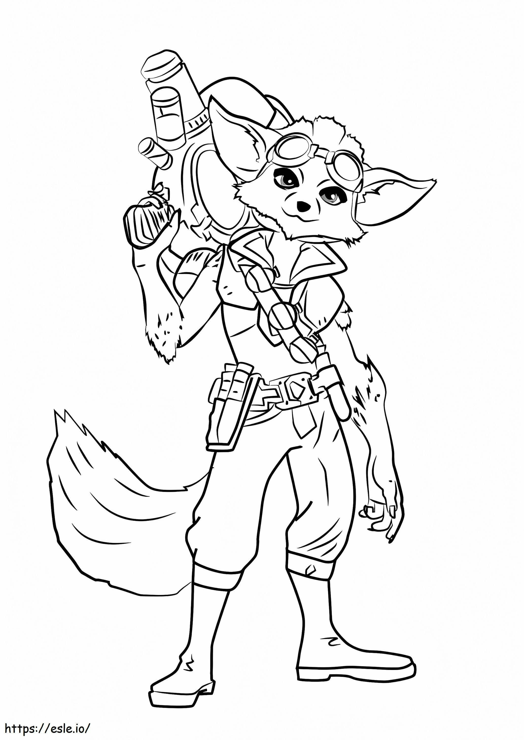Pip From Paladins coloring page