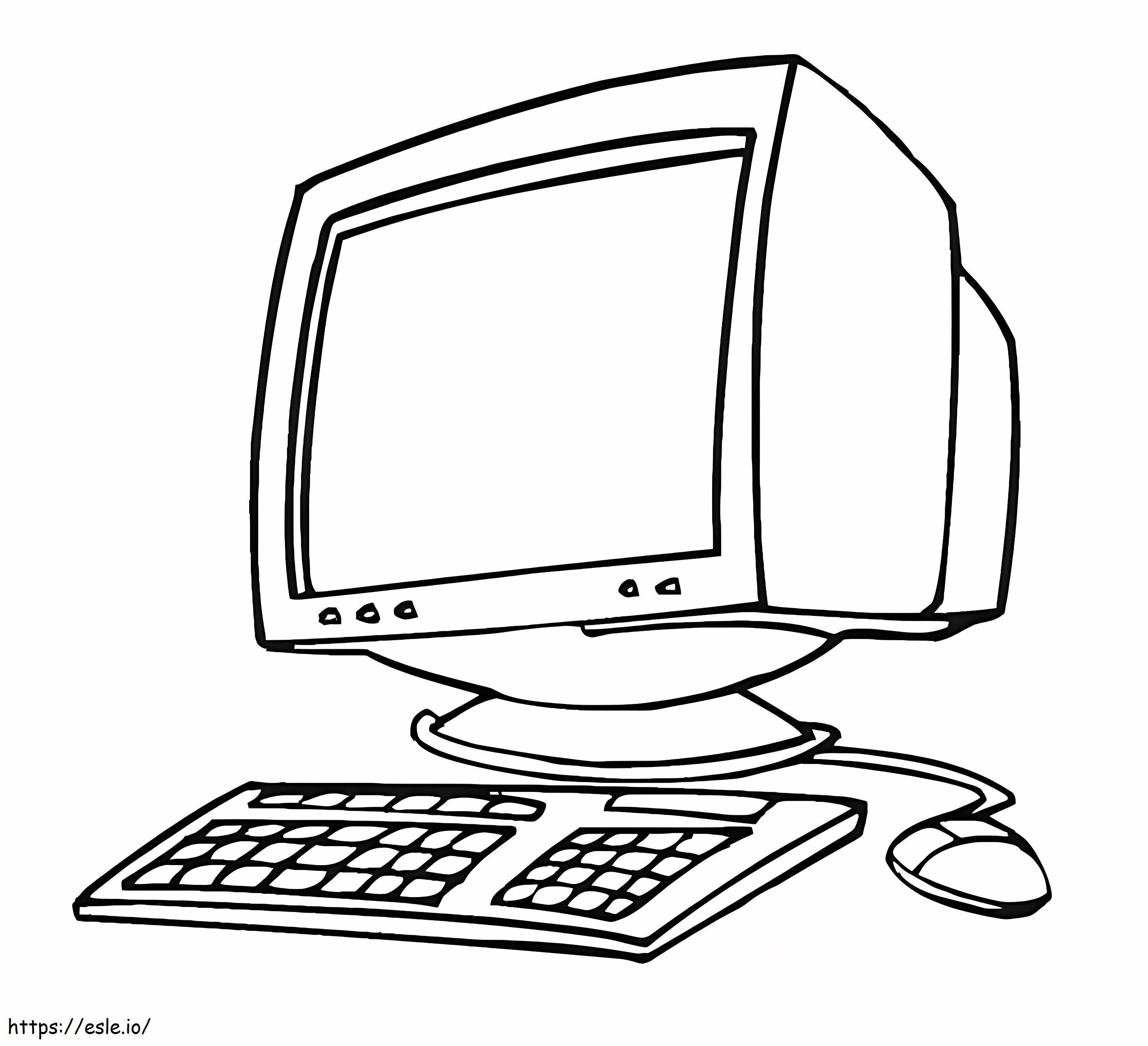 A Computer coloring page