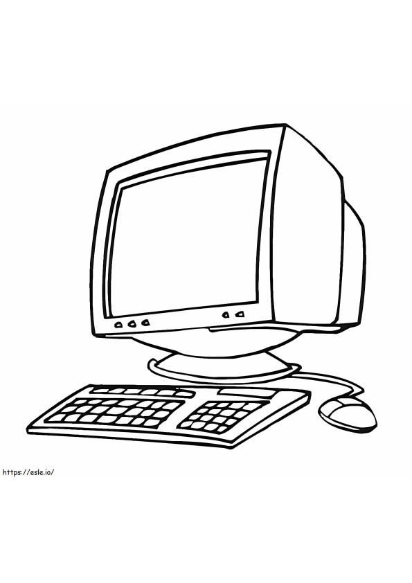 A Computer coloring page