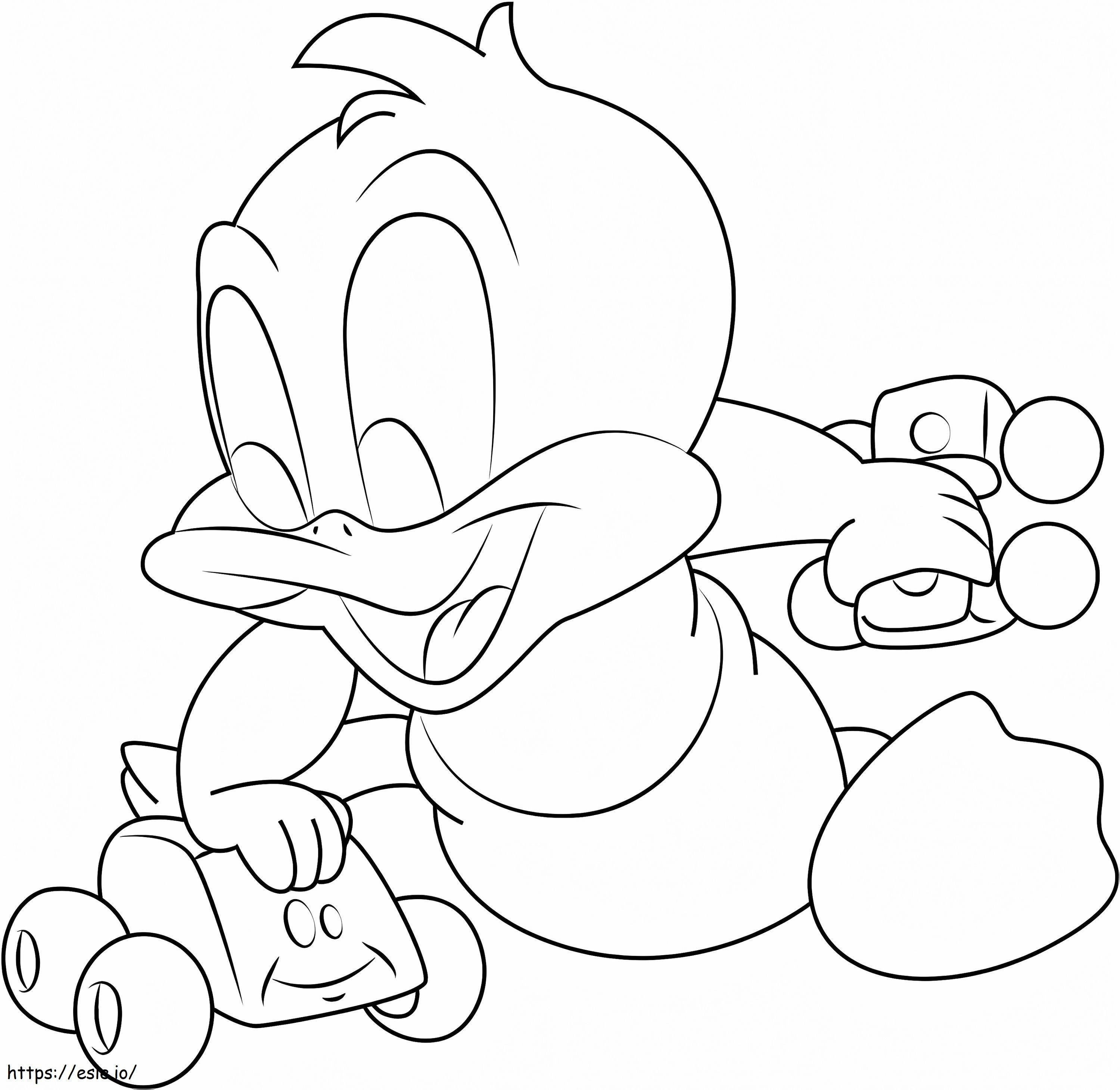 Giocattoli del gioco Daffy Duck da colorare