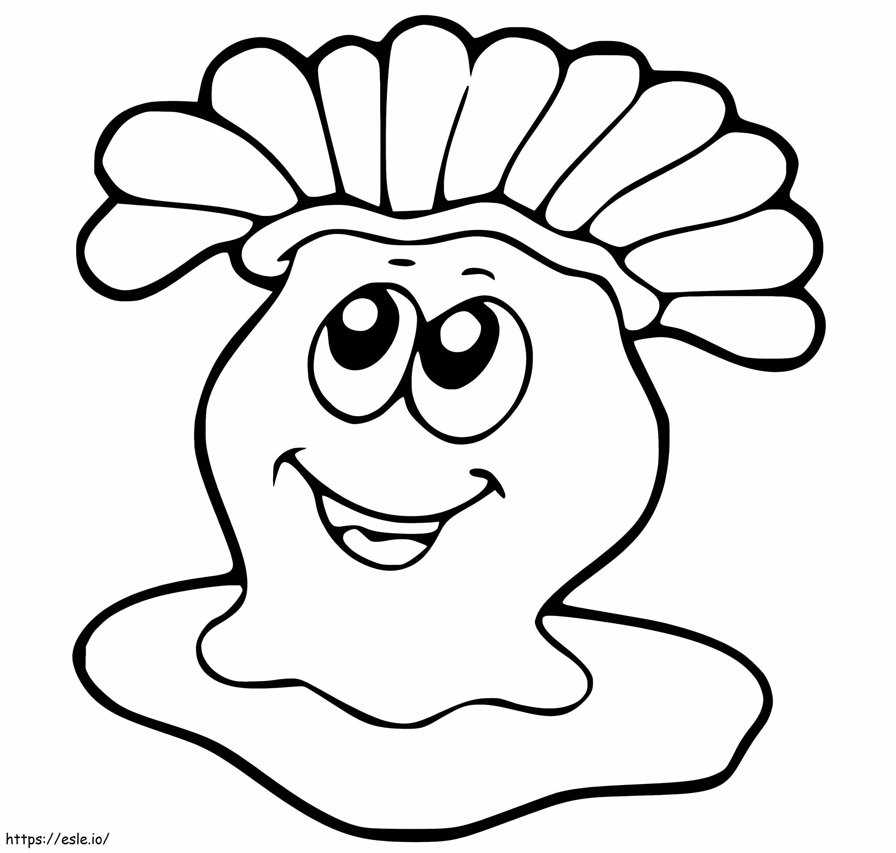 Little Sea Anemone coloring page