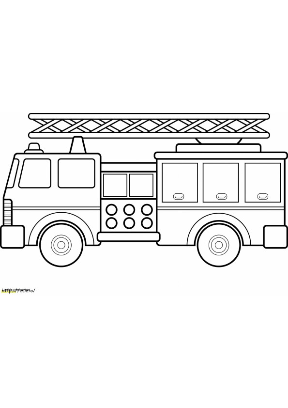 1543542258_Vehículos de rescate 13 Vehículos E Camión inspirador Hermoso vehículo Dibujo gratuito a escala para colorear
