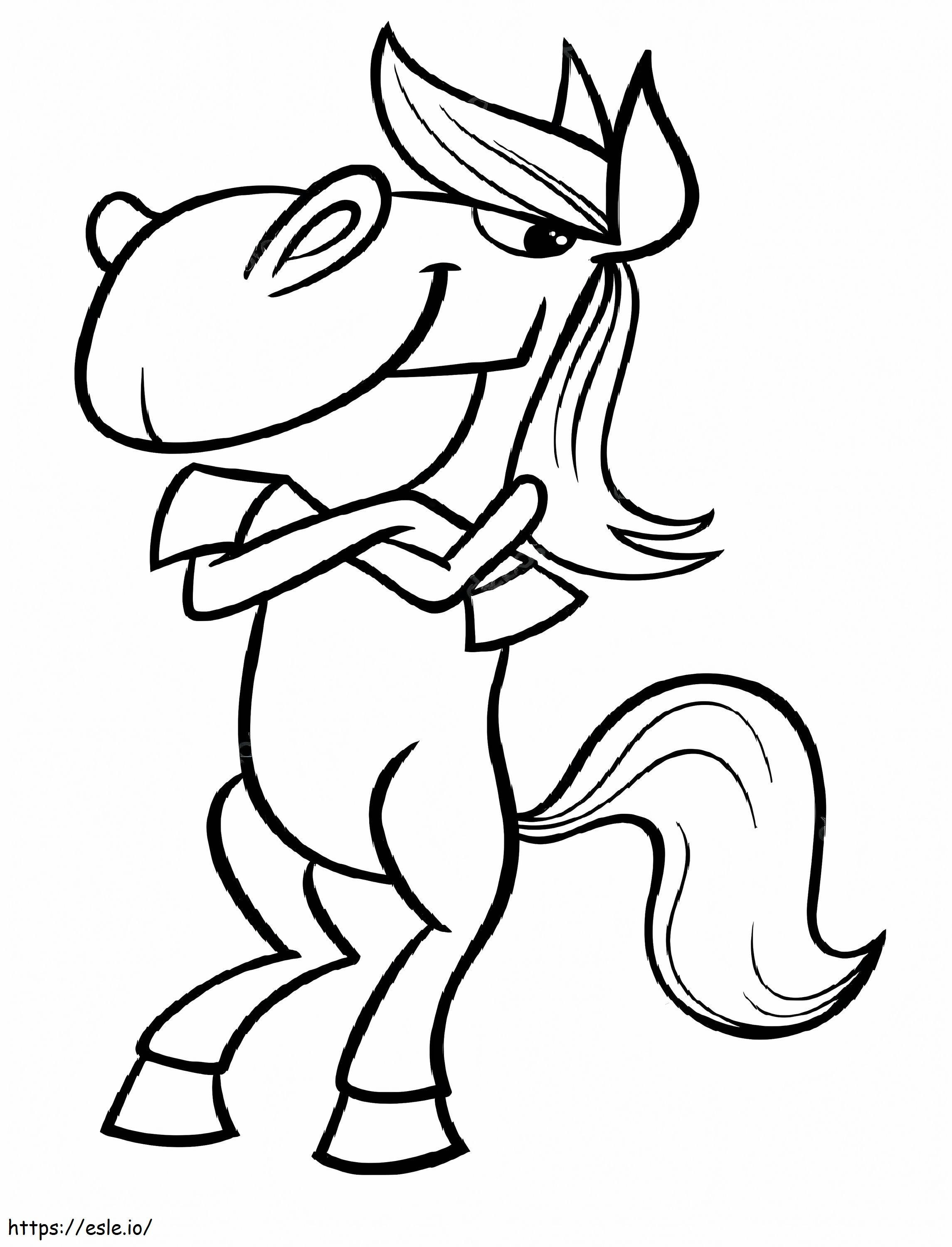 1570784328_Funny Christmas Funny Black And White Cartoon Illustration Of Funny Horse Farm Animal For Coloring Book Funny Christmas Coloring Sheets coloring page