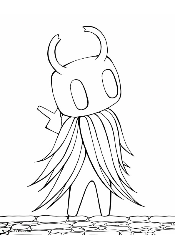 Hollow Knight 7 coloring page