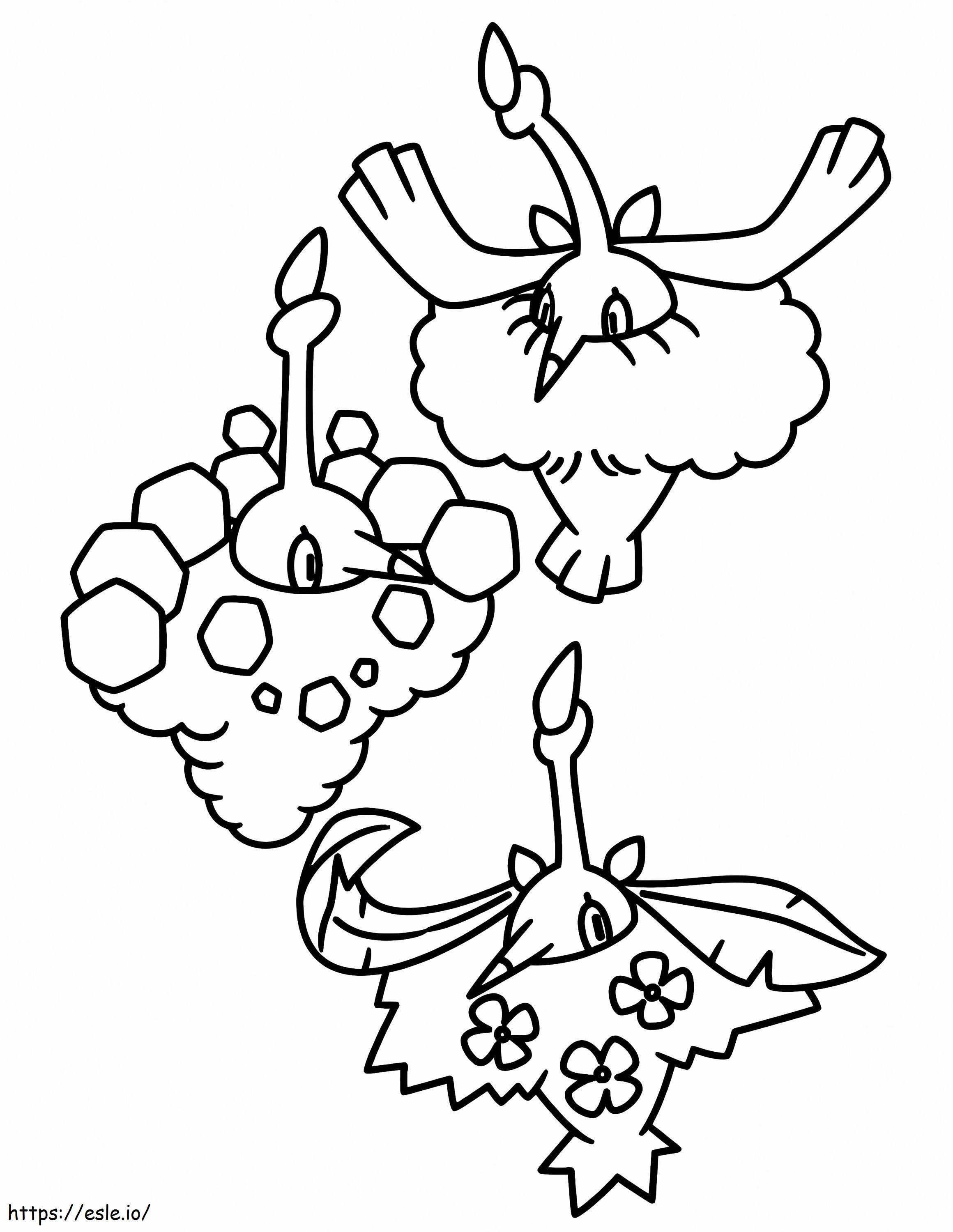 Printable Wormadam Pokemon coloring page