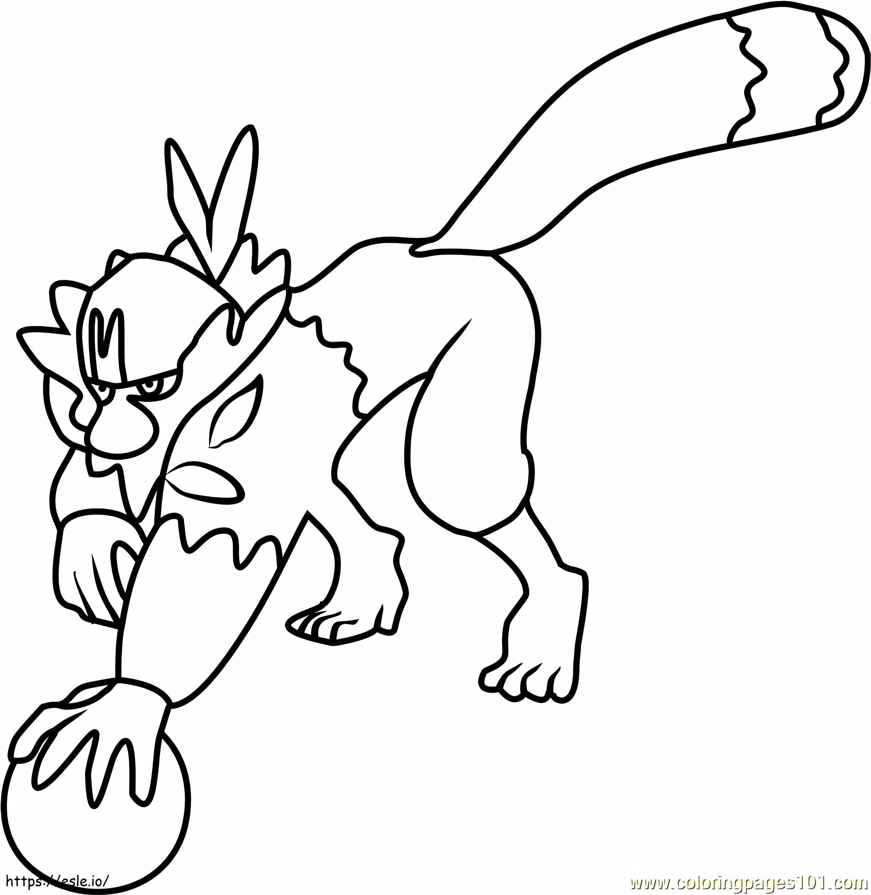 1527738830 Passimian Pokemon Sun And Moon A4 coloring page