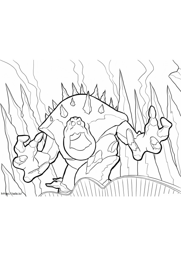 Marshmallow The Angry Giant The Snow Queen 1024X773 coloring page