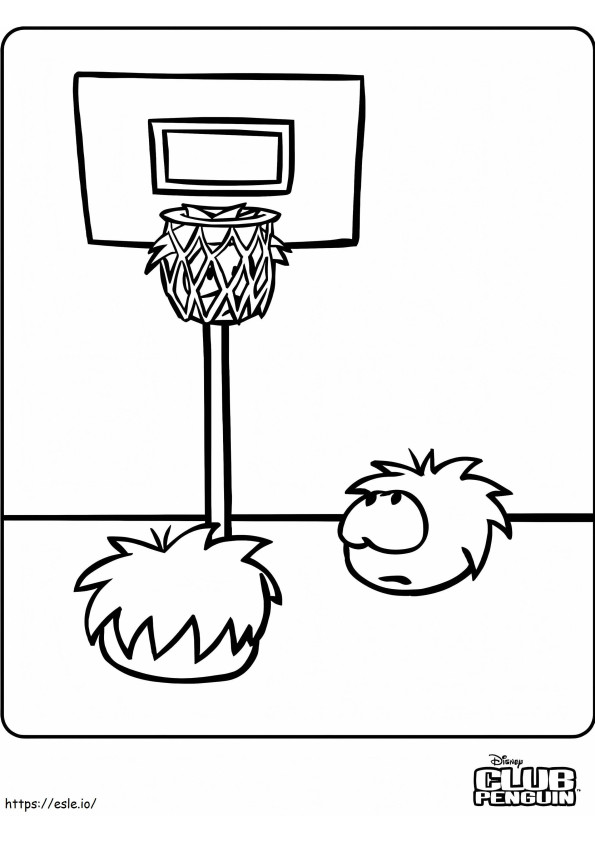Free Club Penguin Puffles coloring page