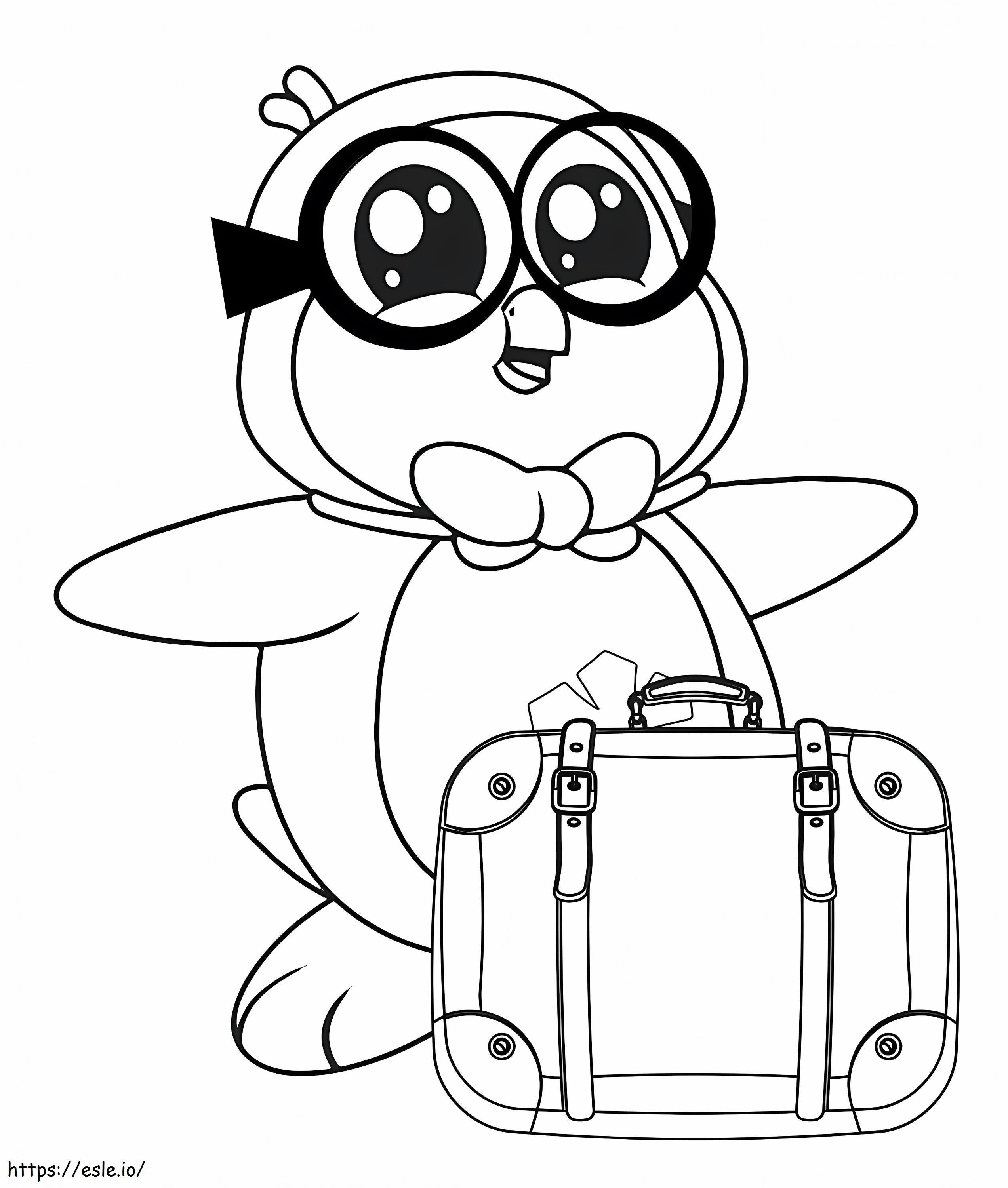 Peck From Ryans World coloring page