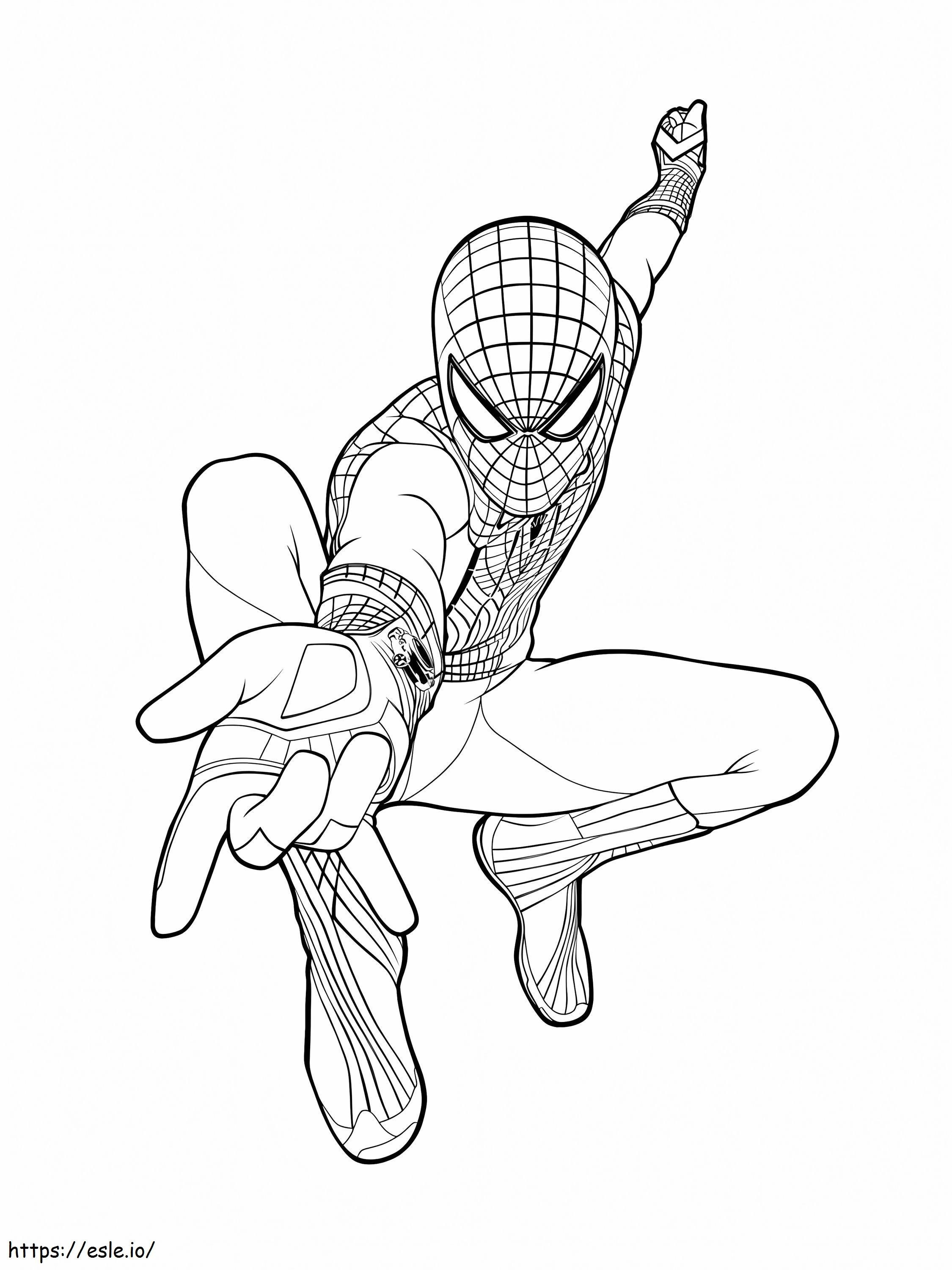 Coloriage Spider-Man 9 768X1024 à imprimer dessin