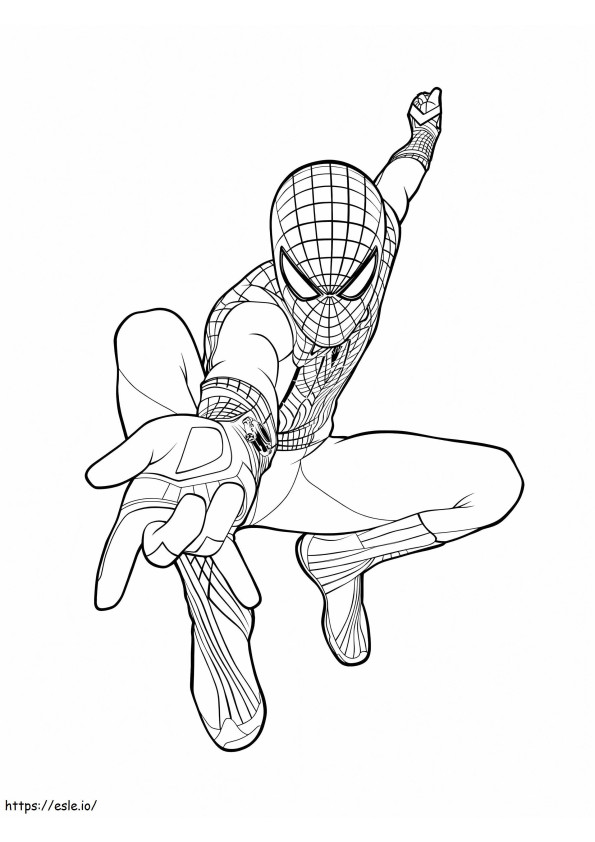 Spiderman 9 768X1024 de colorat