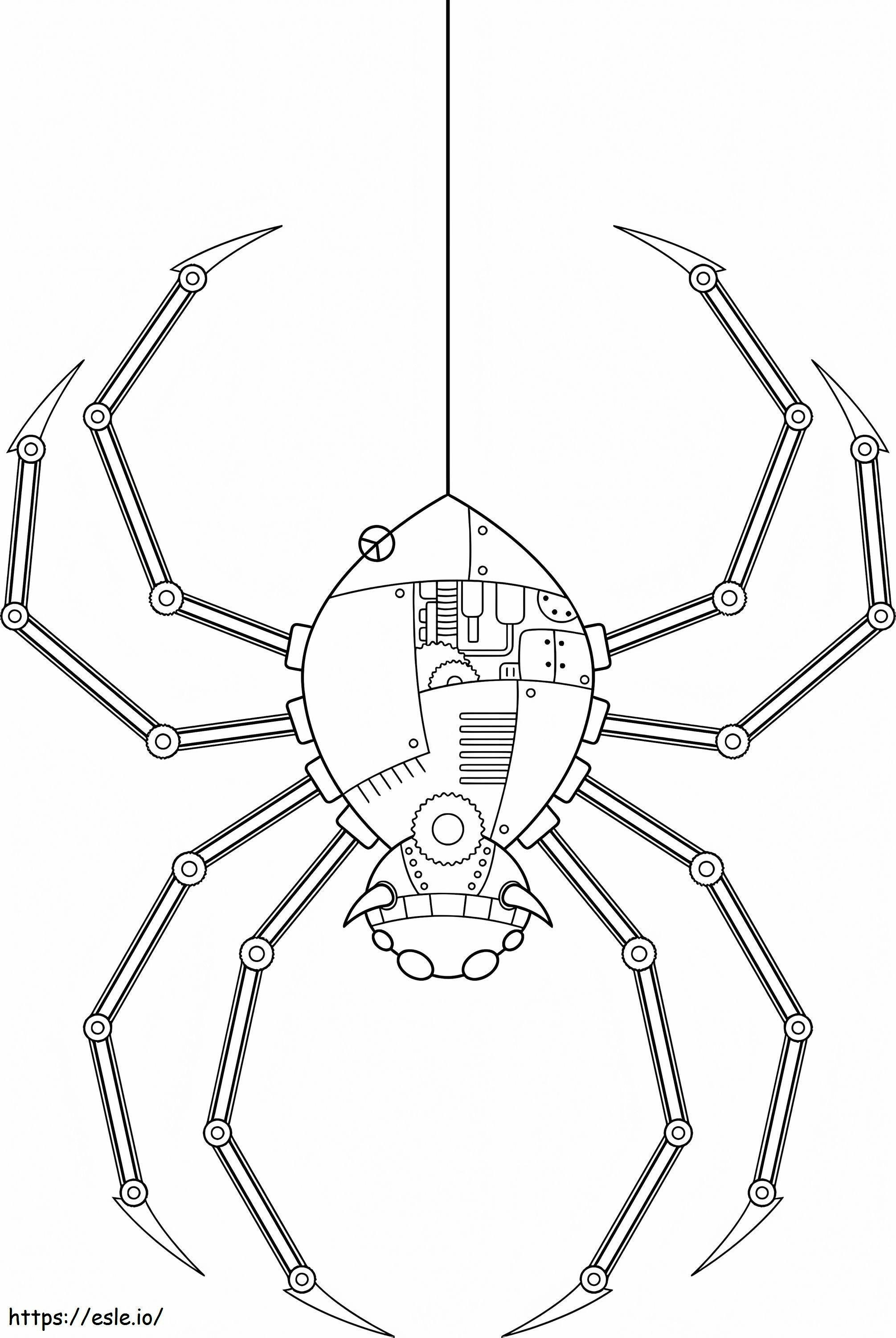1597969079 Steampunk Spider värityskuva