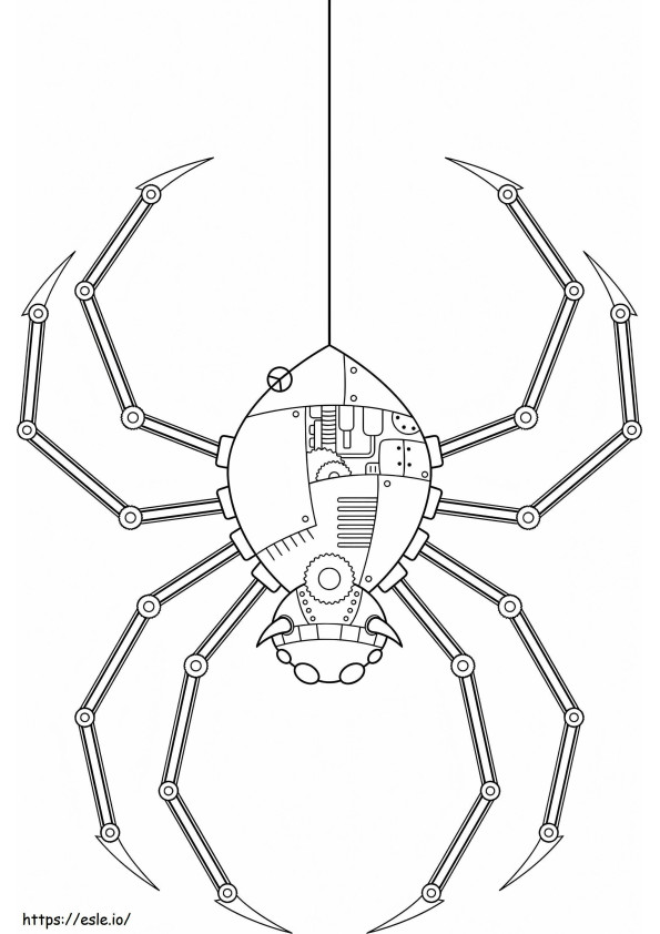 1597969079 Steampunk Spider värityskuva
