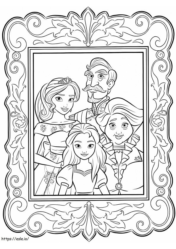 1566029330_Photo_Family_Of_Elena A4 coloring page
