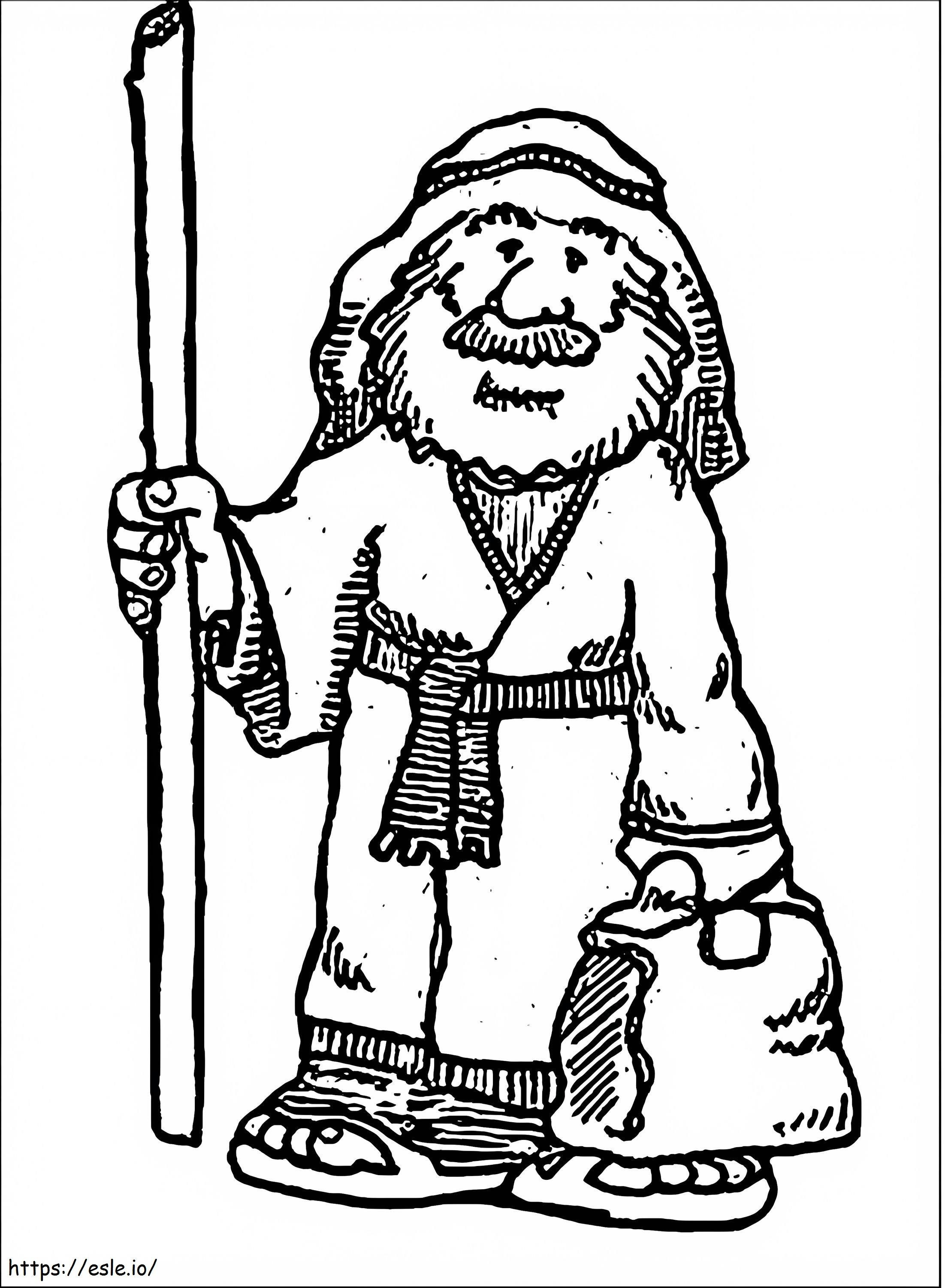 Abraham Bible Story coloring page
