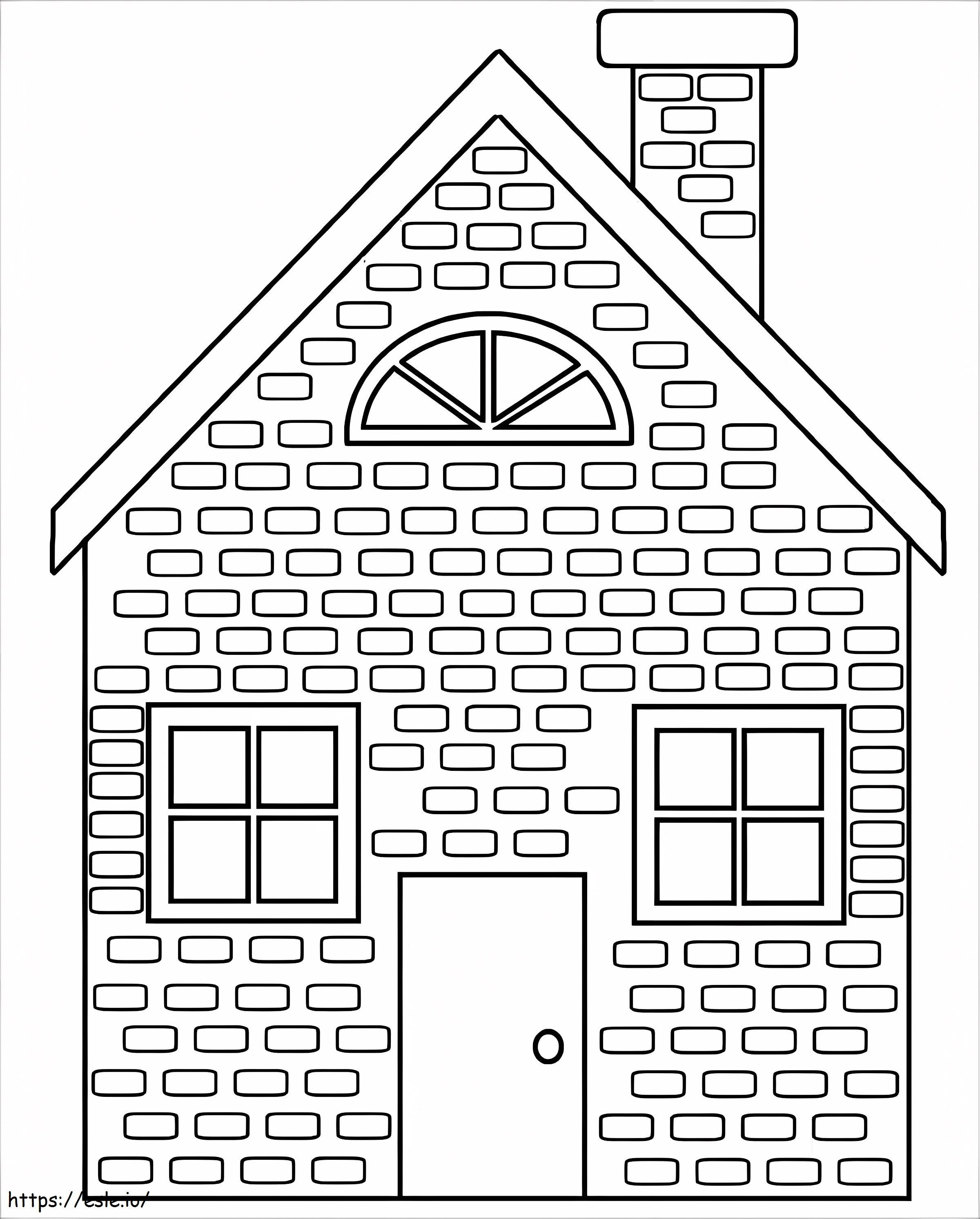 1540955637 Brick House coloring page