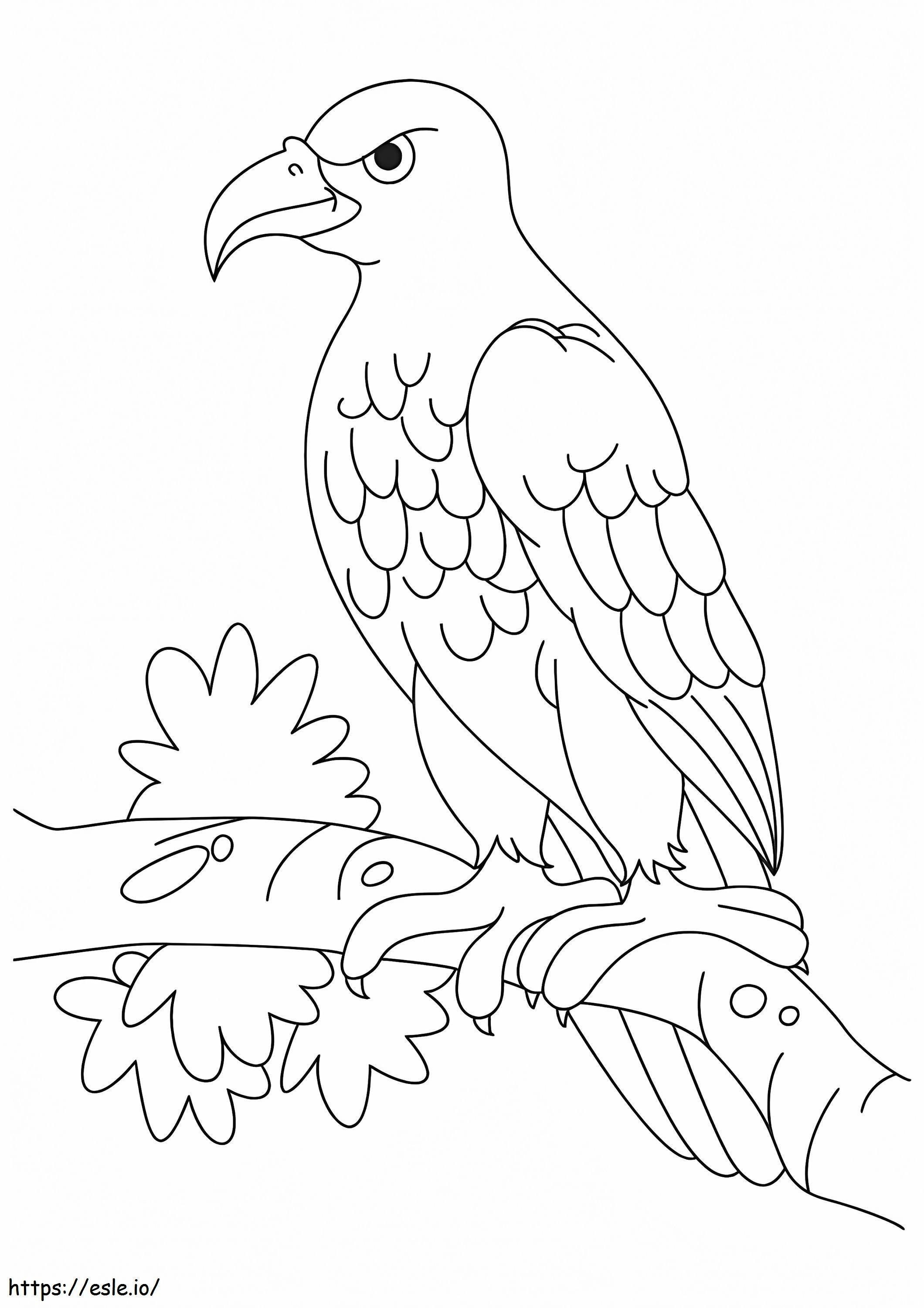 1526229448 Steller S Sea Eagle A4 coloring page
