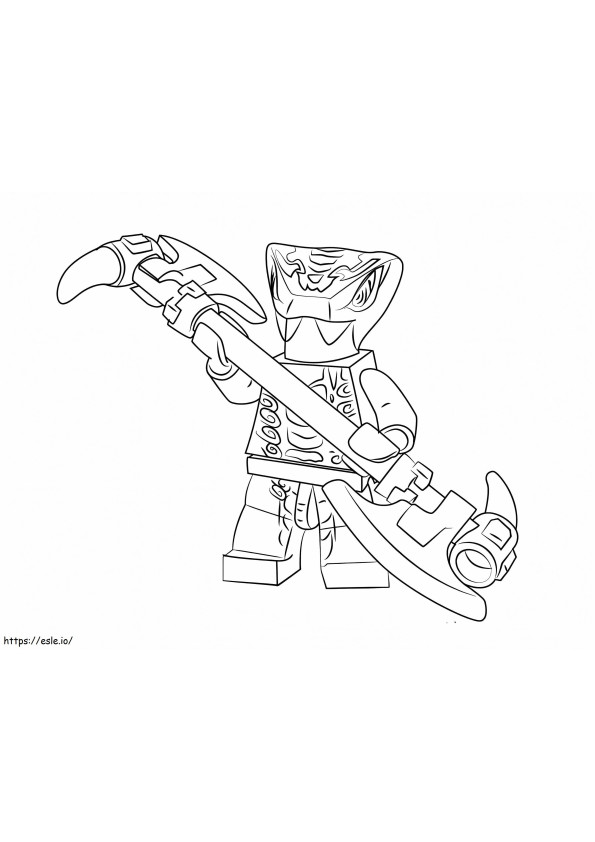 Mezmo From Ninjago coloring page