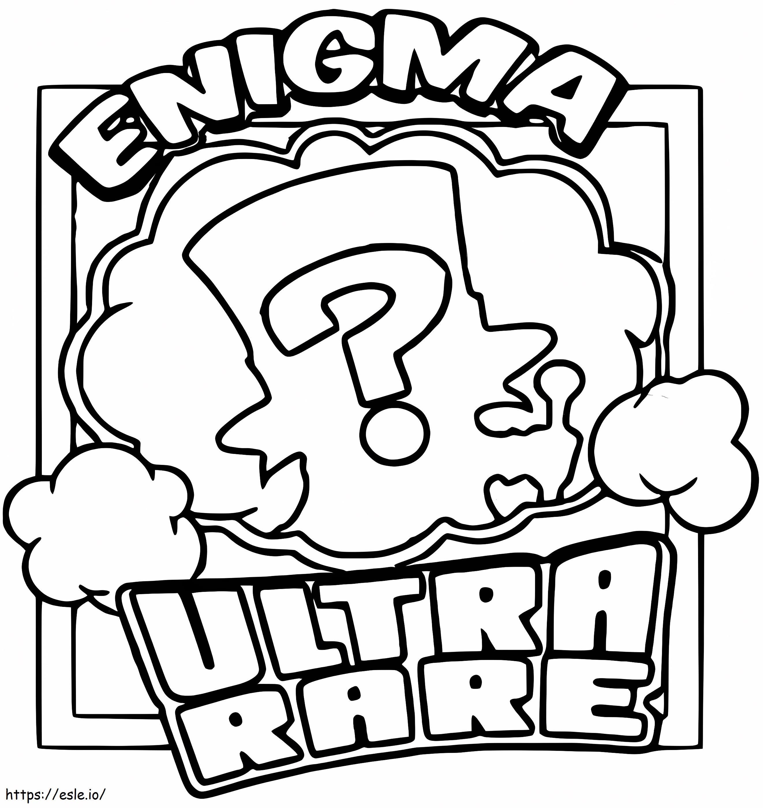 Enigma Ultra Rare Superzings coloring page