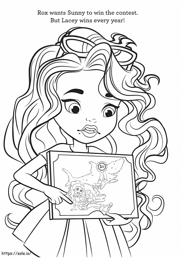 Rox And Picture coloring page