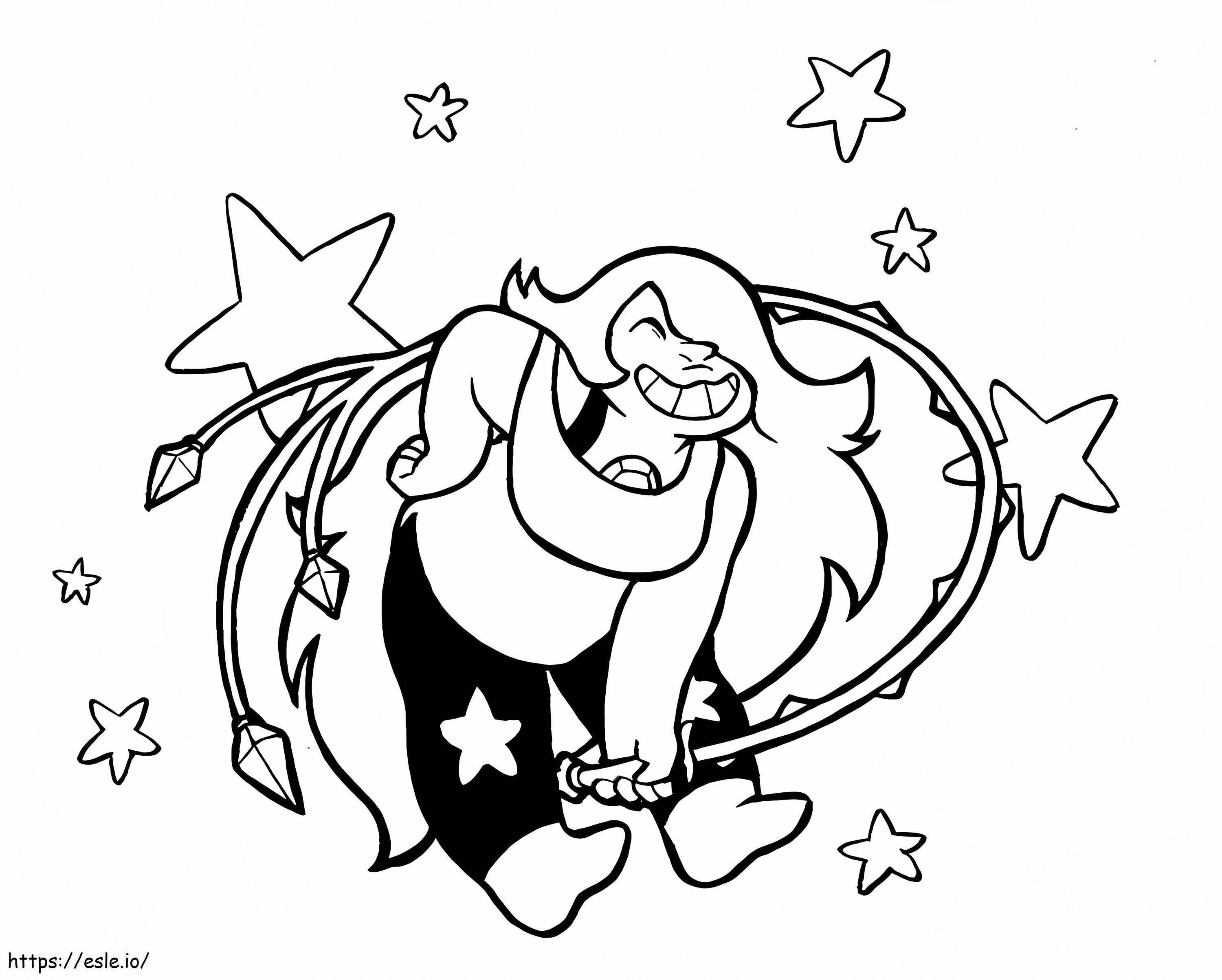 Amethyst Fight coloring page