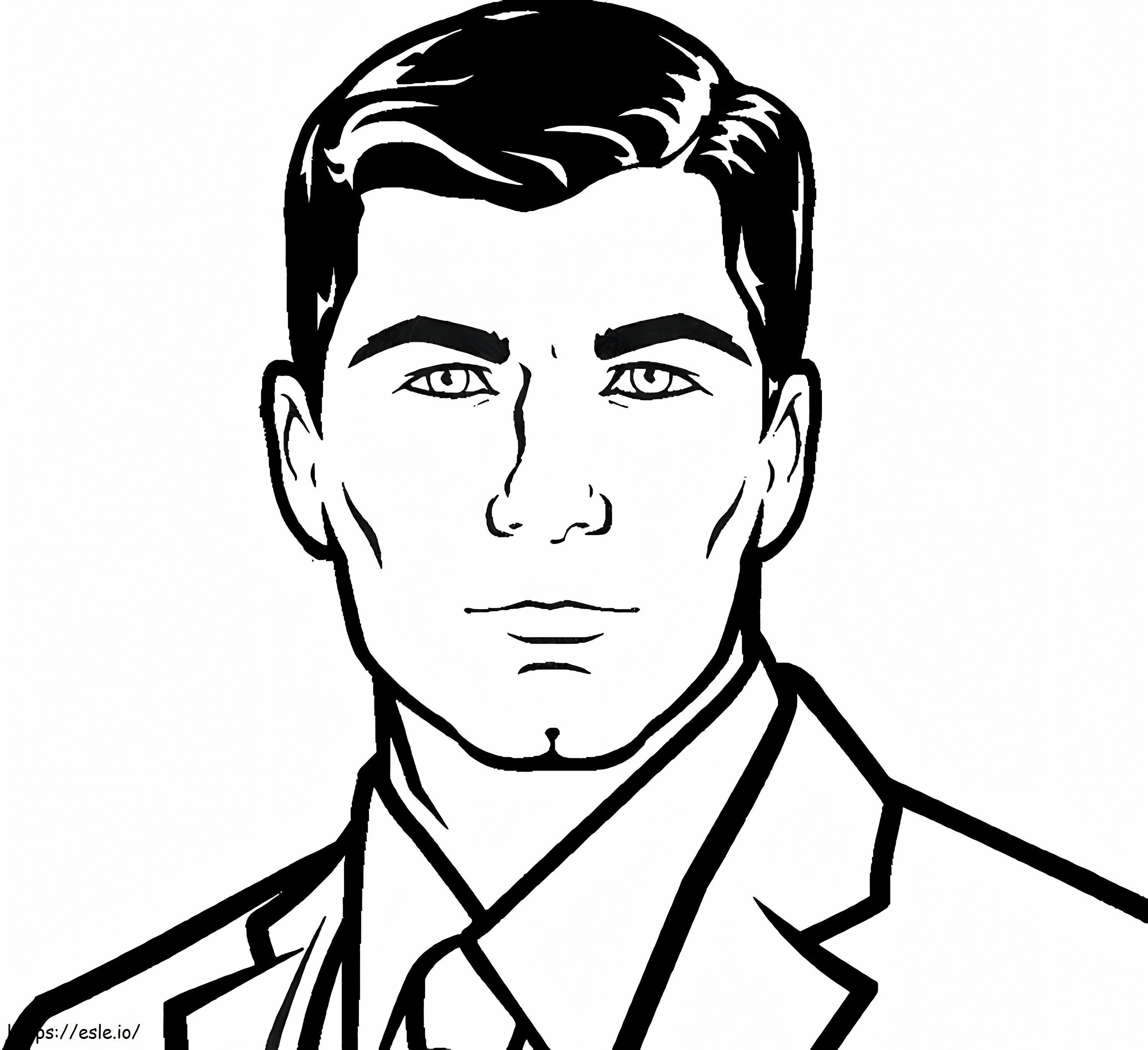 Sterling Archer 2 coloring page