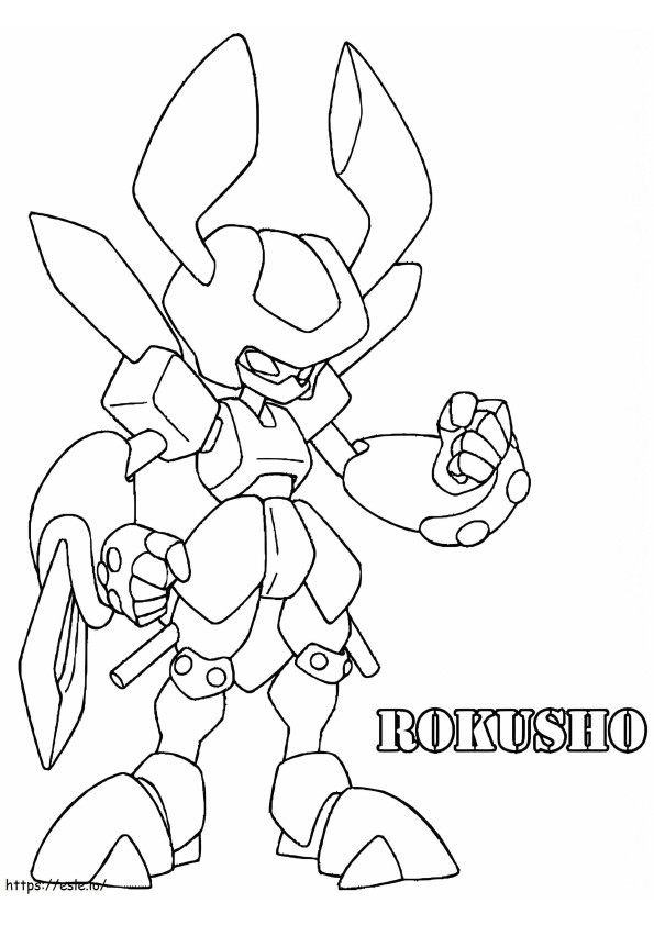 Medabots Rokusho para colorir