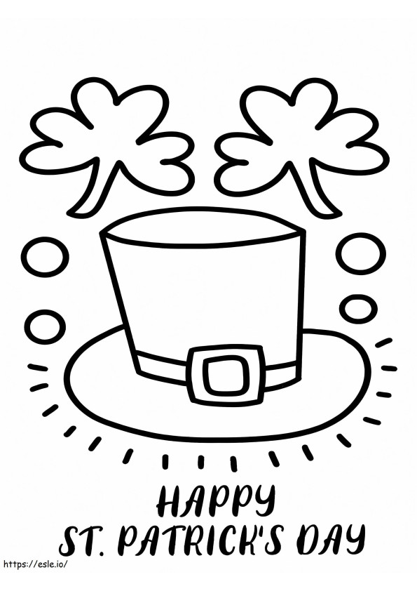 Happy St. Patricks Day 4 coloring page