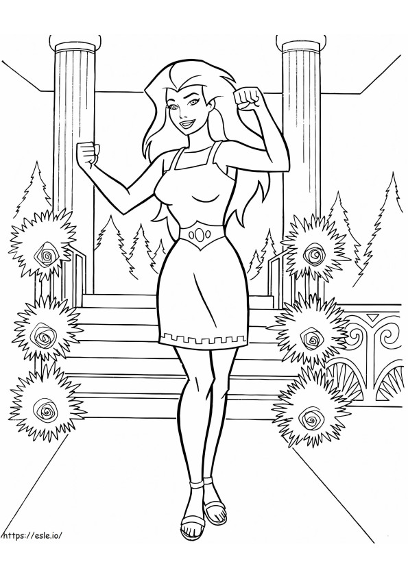 1568706719 Happy Wonder Woman A4 coloring page