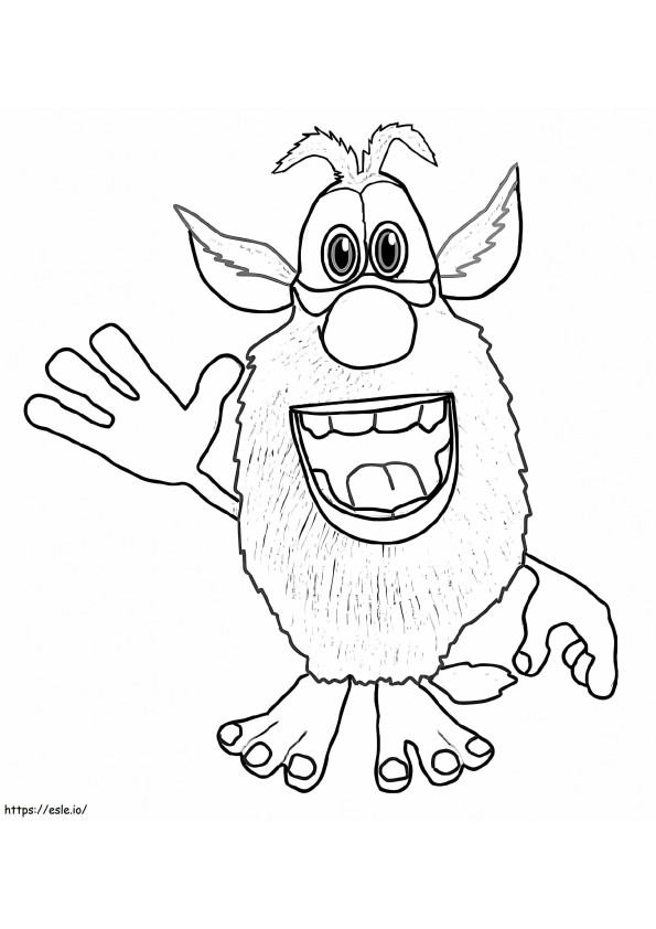 Booba Is Smiling coloring page