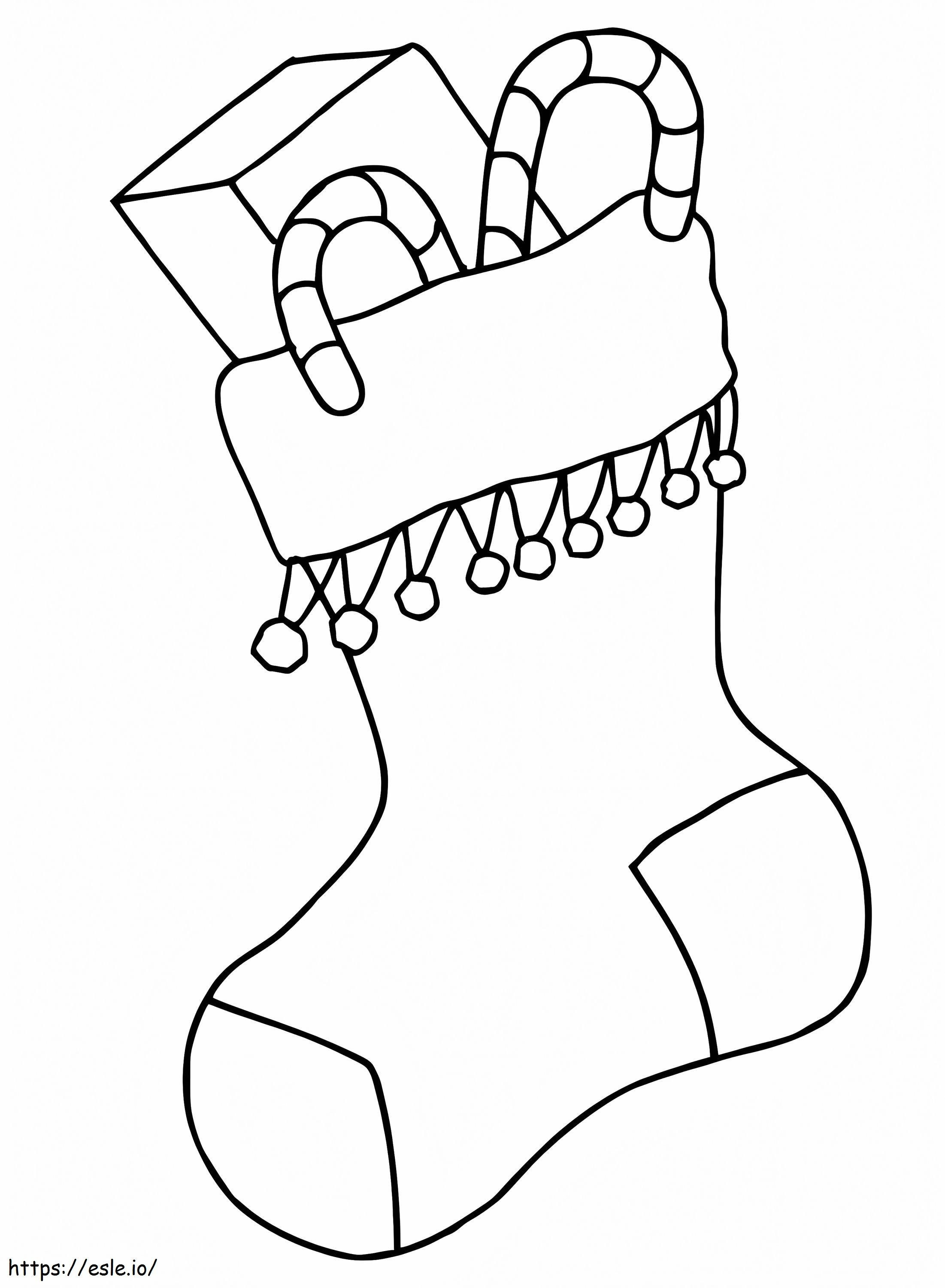 Noel Çorabı 21 boyama