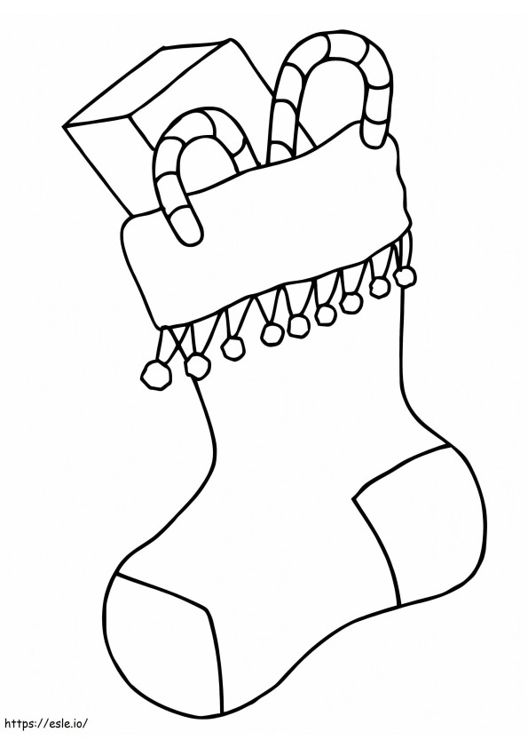Noel Çorabı 21 boyama