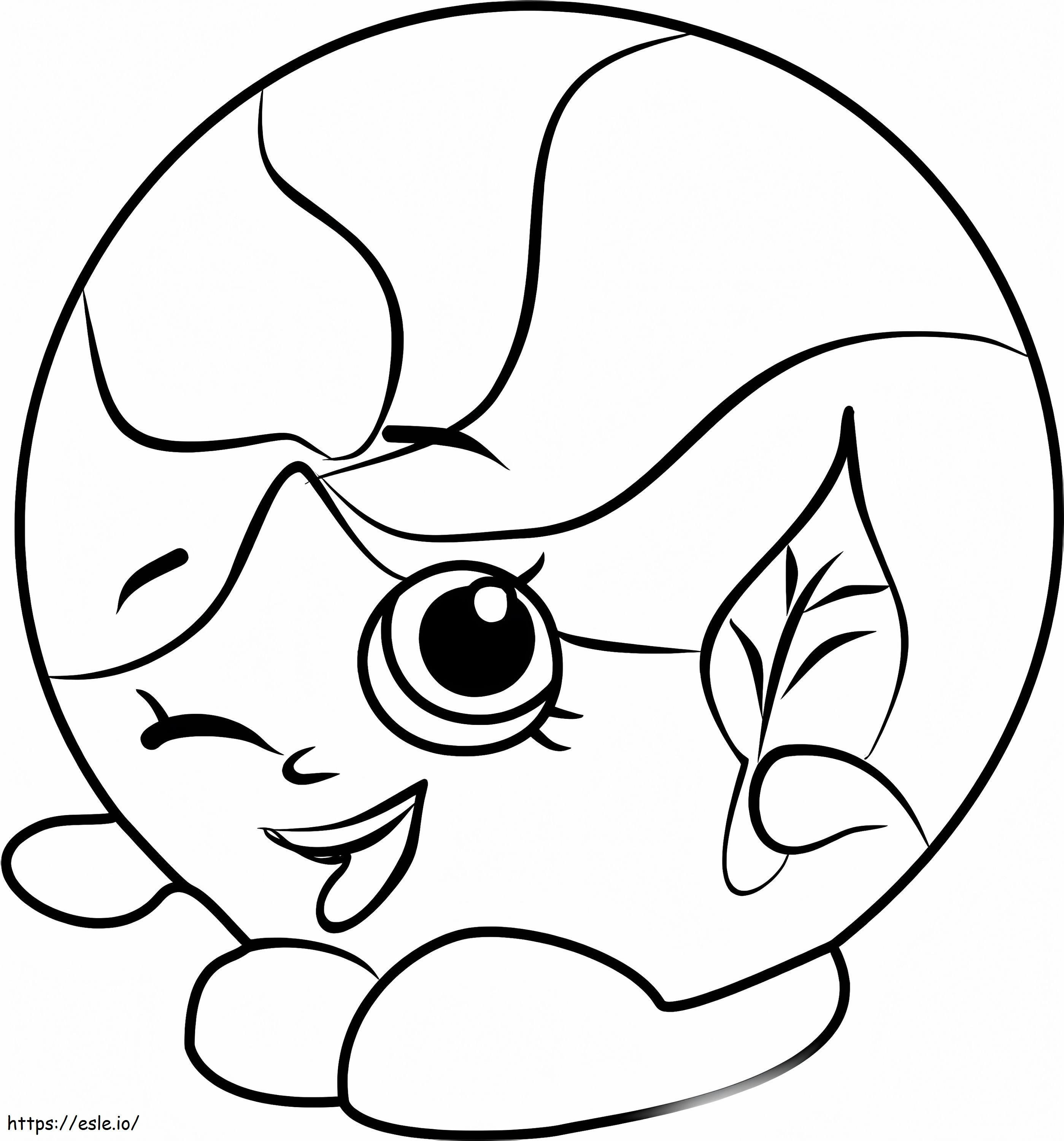 Minnie Mintie Shopkins coloring page