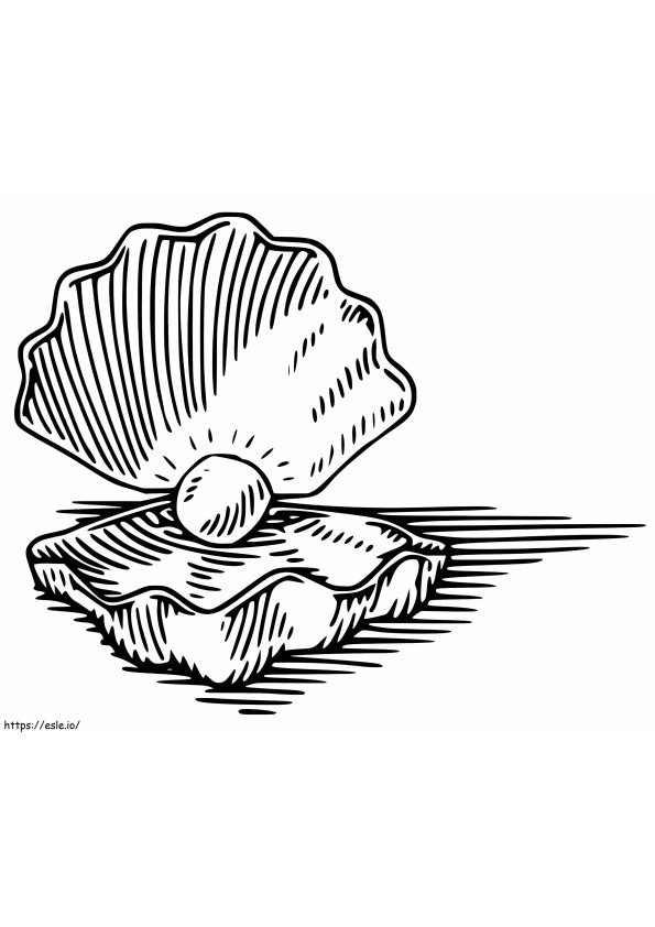 Scallop 7 coloring page