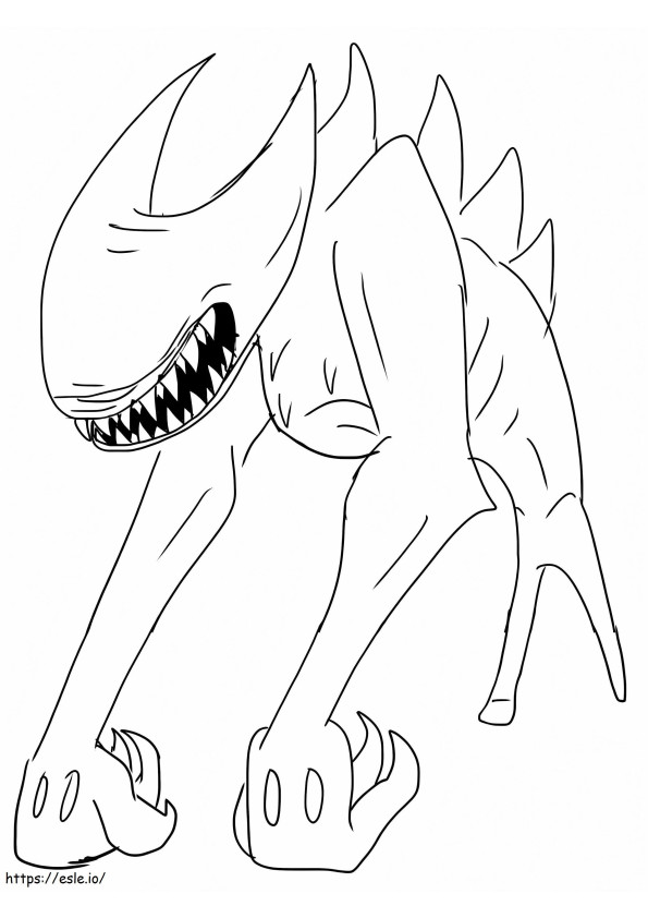 Bendy The Monster coloring page