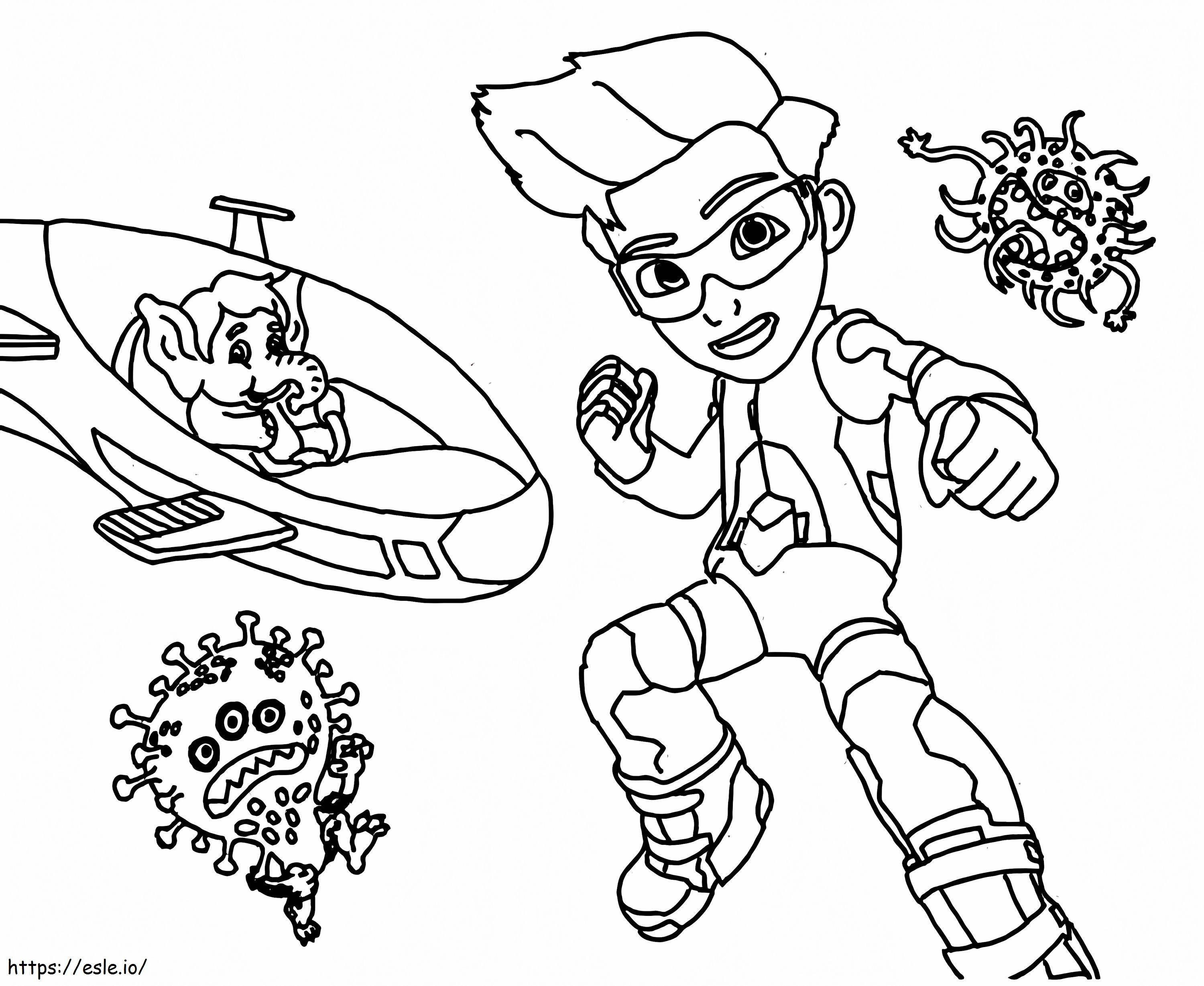 Free Printable Agent Ali coloring page