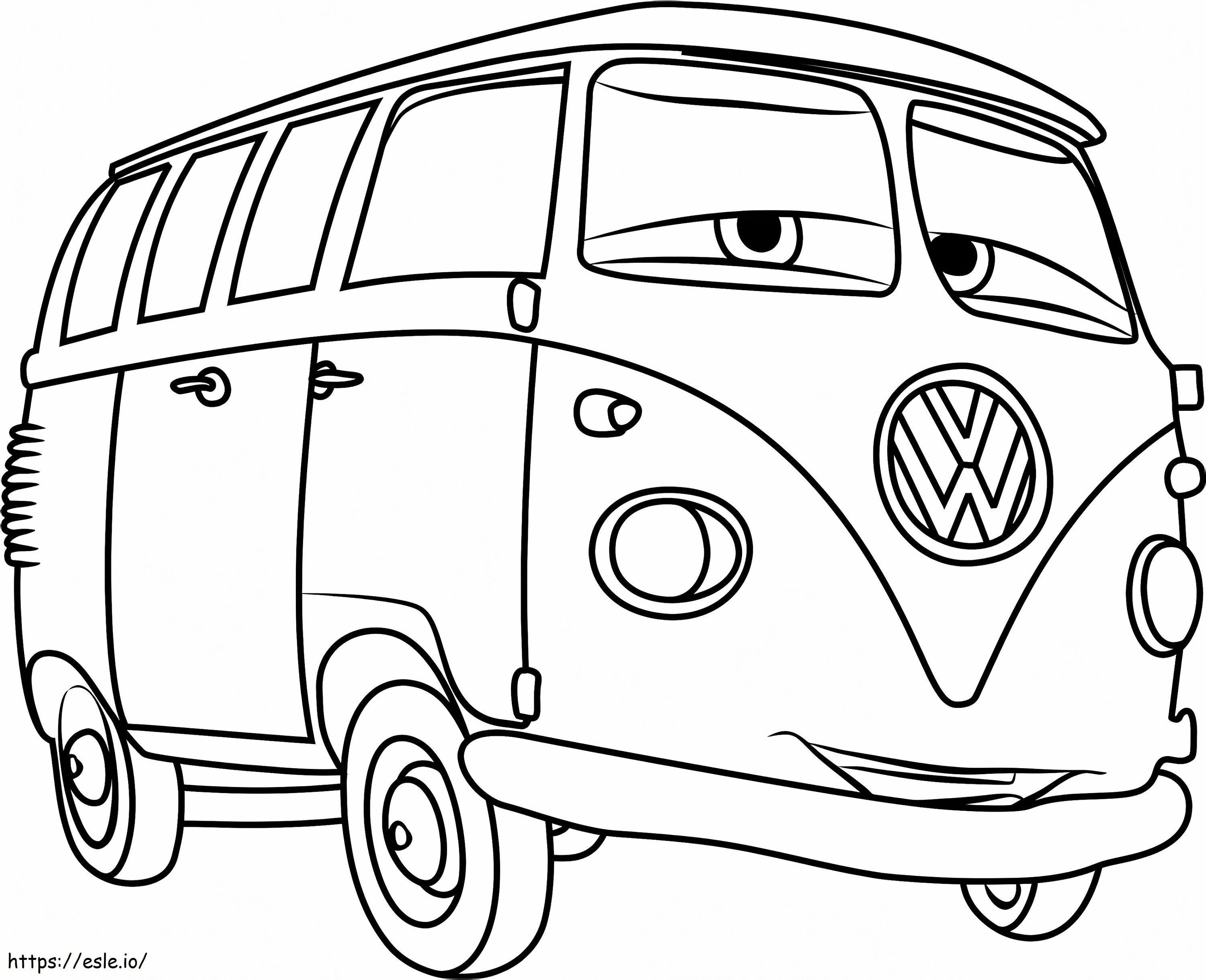 1530239068 Fillmore From Cars 31 coloring page